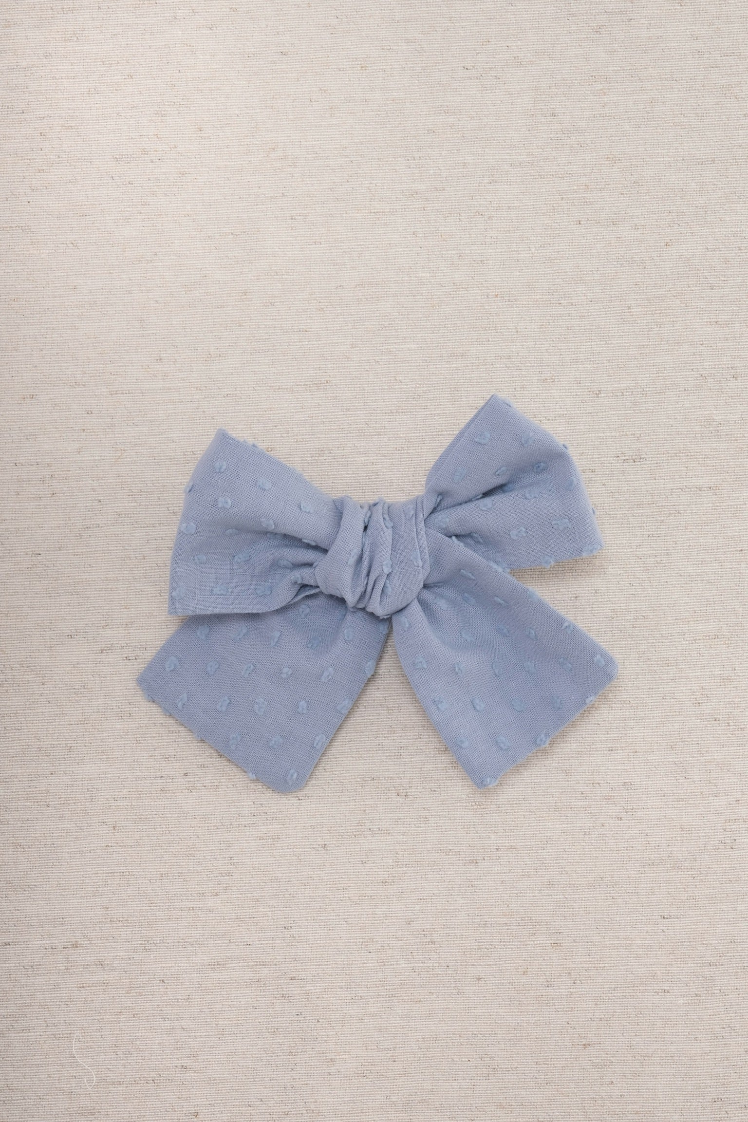 Moño Plumeti Azul