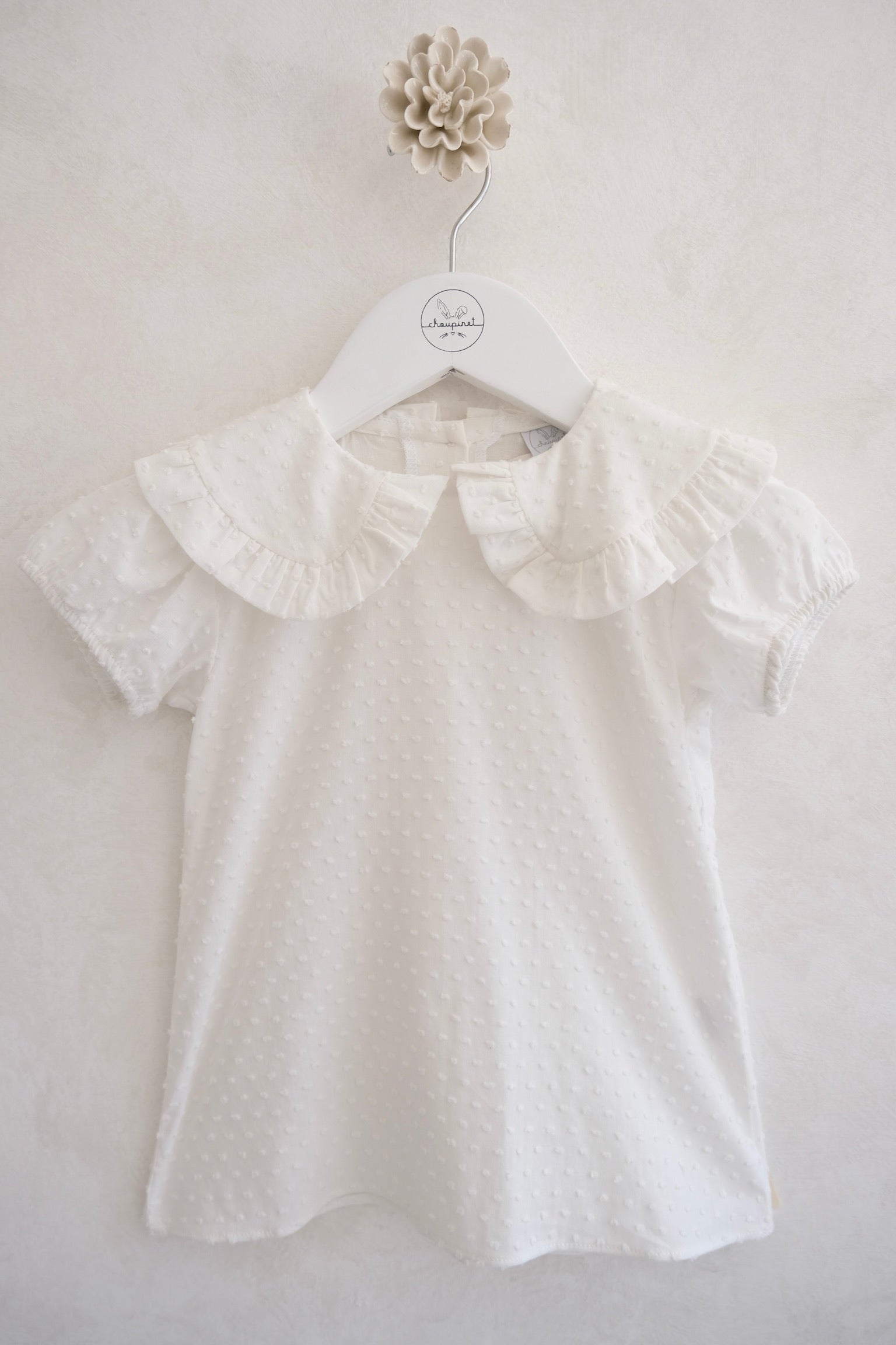 Camisa Olanes Plumeti Blanco