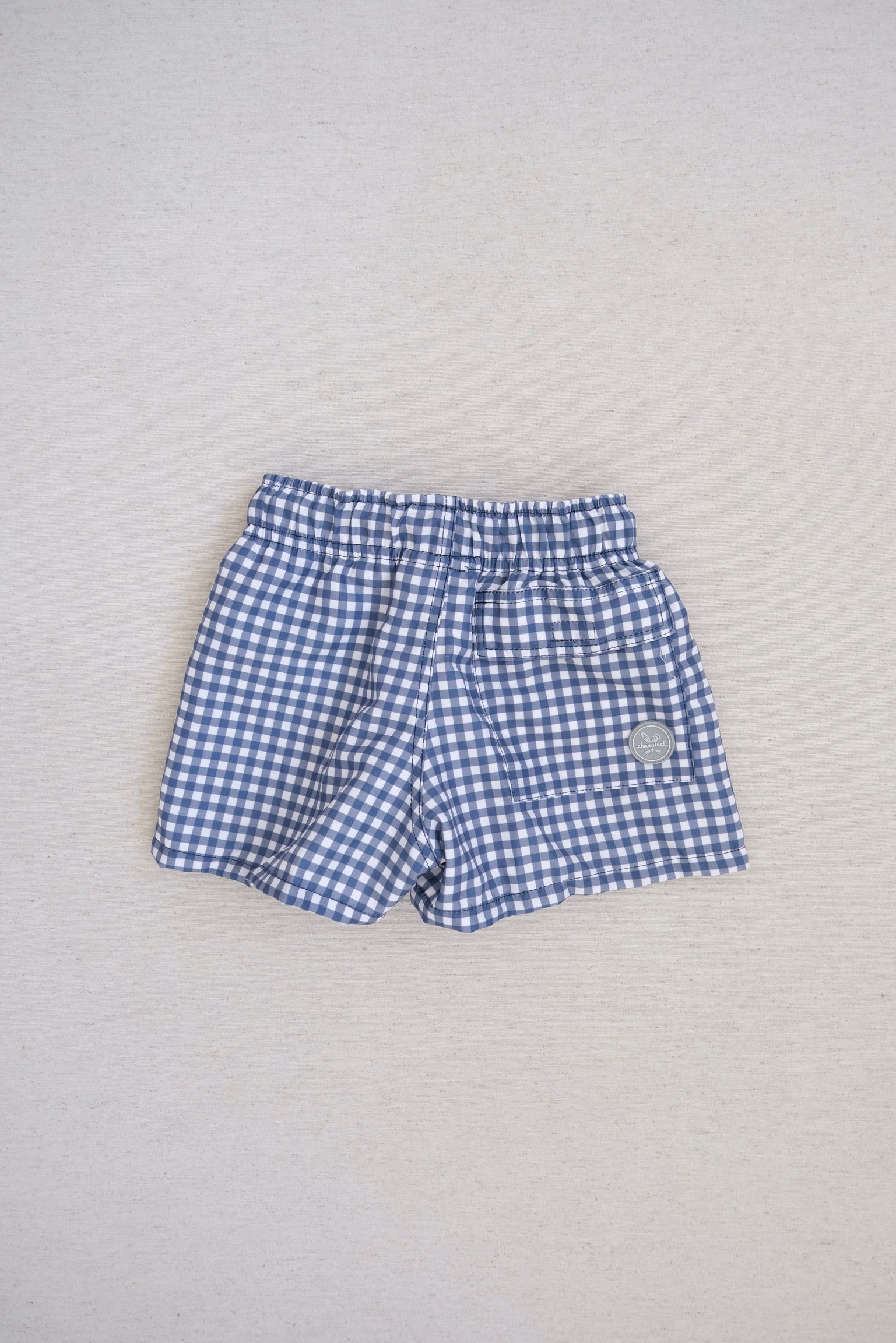 Traje de Baño Niño Ginham Azul