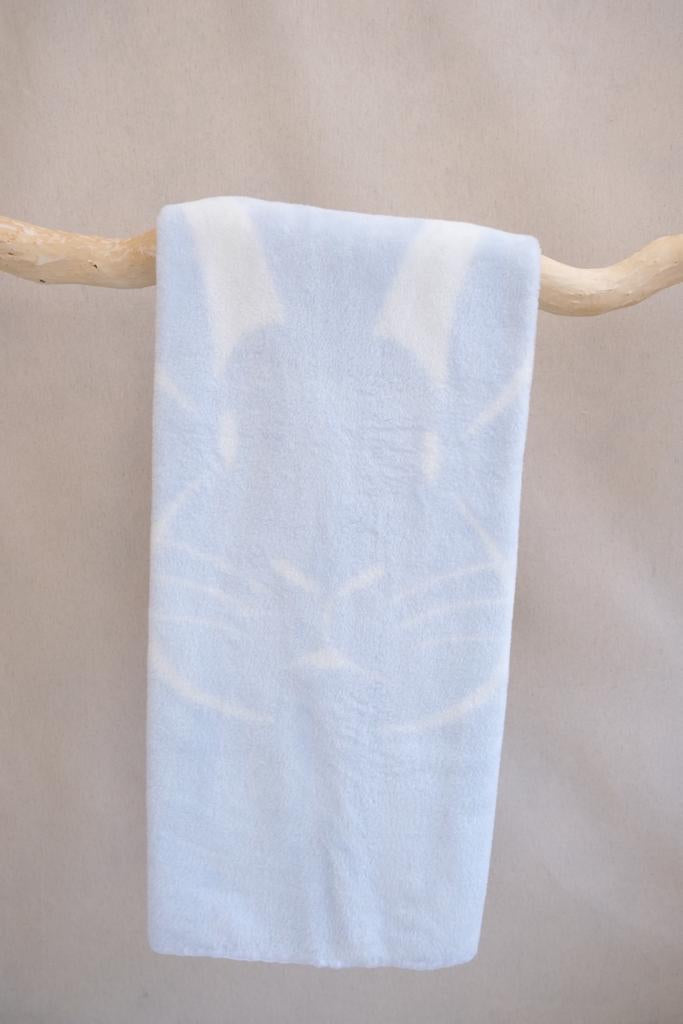 Cobija Plush Conejo Azul