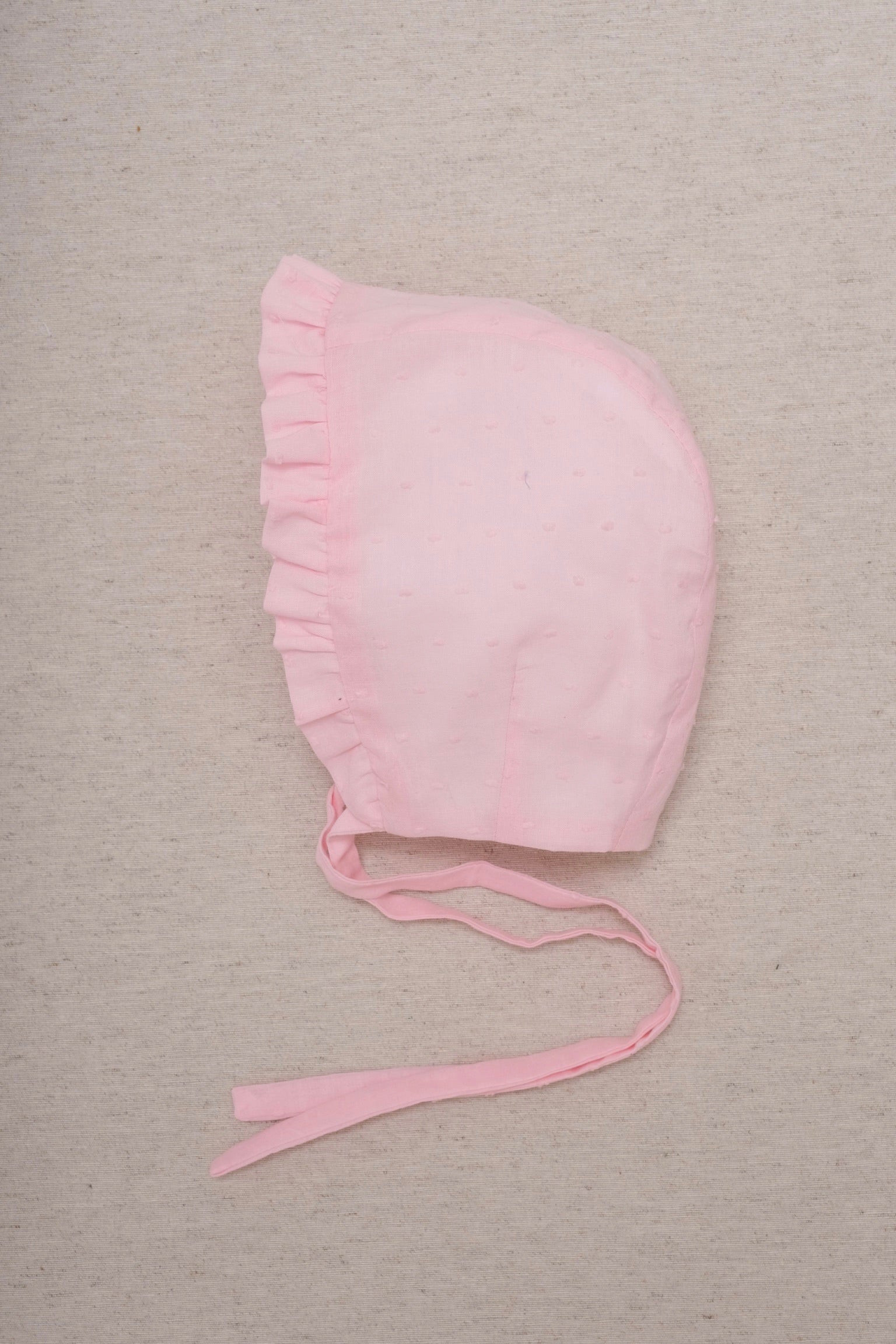 Gorro Olan Plumeti Rosa Claro