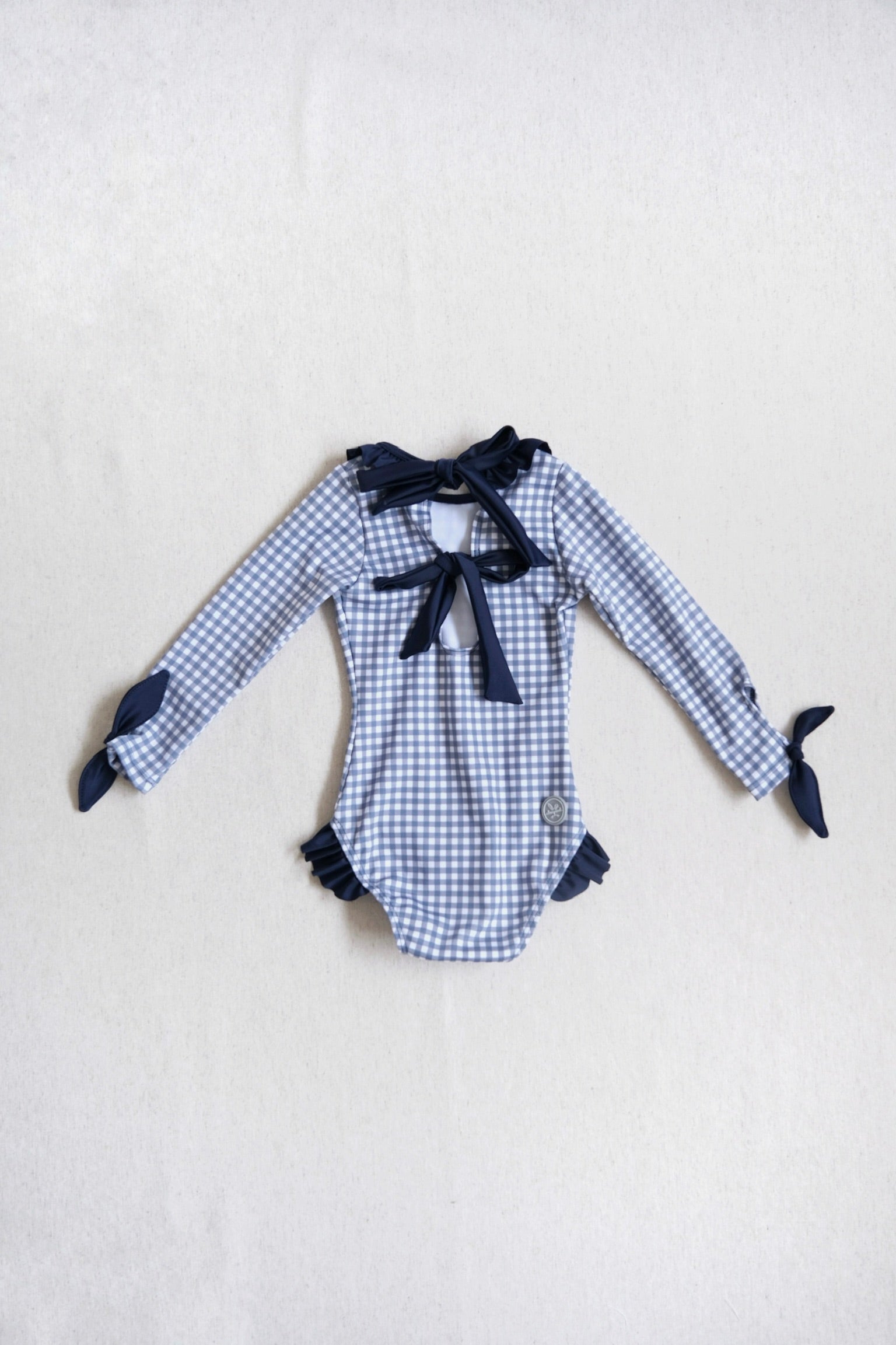 Traje Surf Ginham Azul