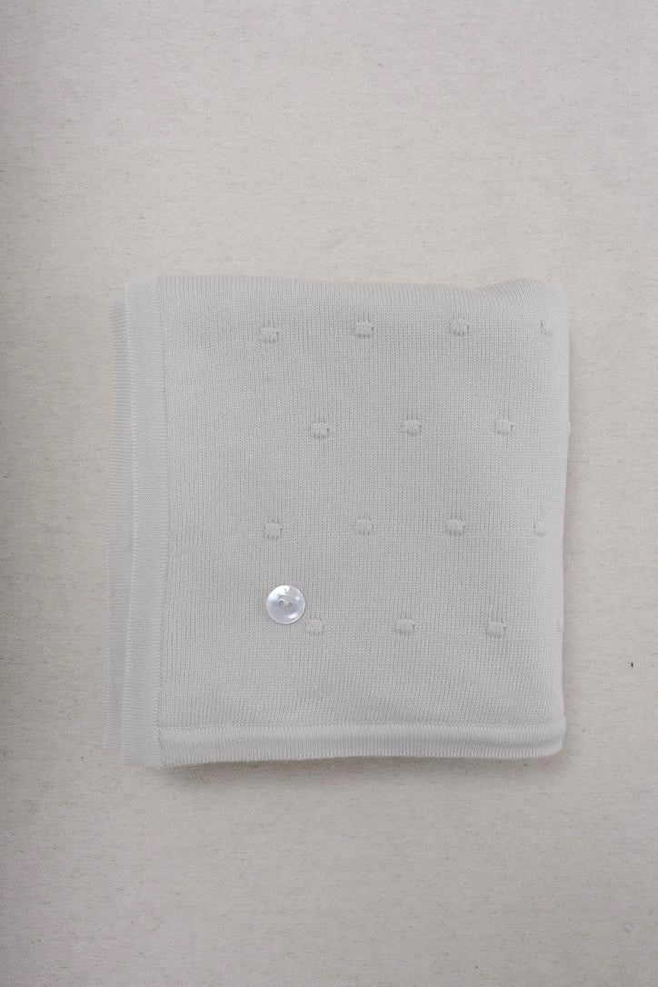Cobija Nudos Polar Gris