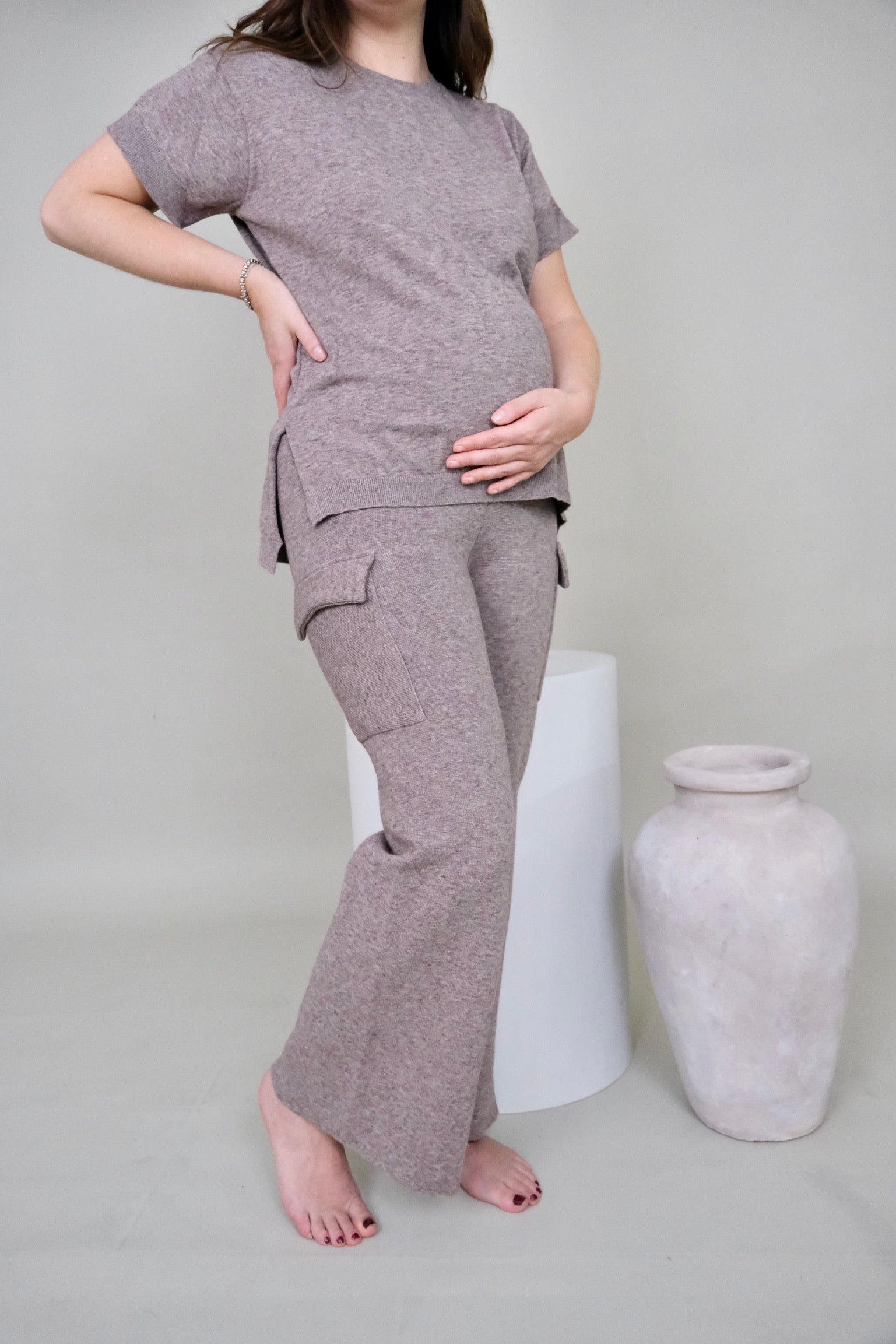 Pantalon Mom Ana Café