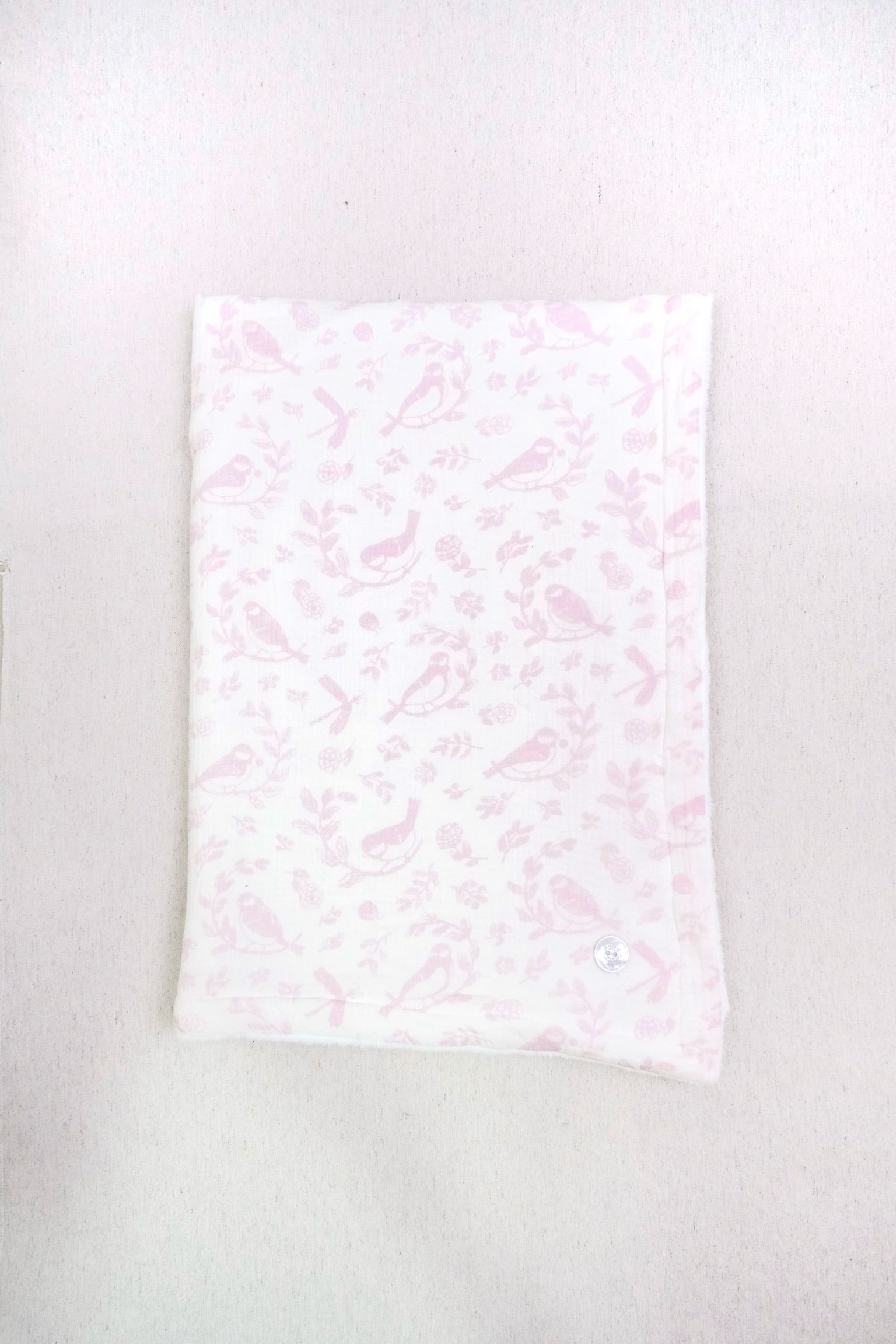 Pink Birds Fleece Blanket