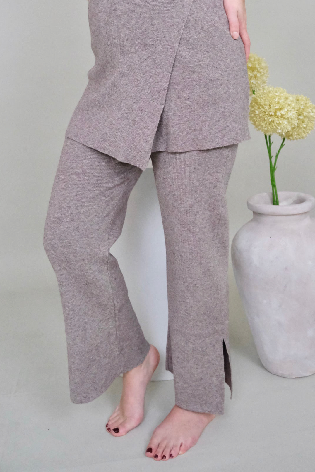 Pantalon Mom Mia Café