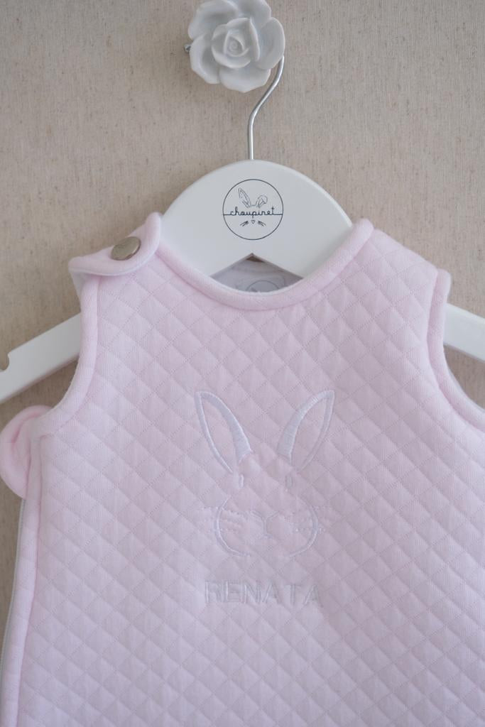 Saquito Newborn XS Rombos Rosa