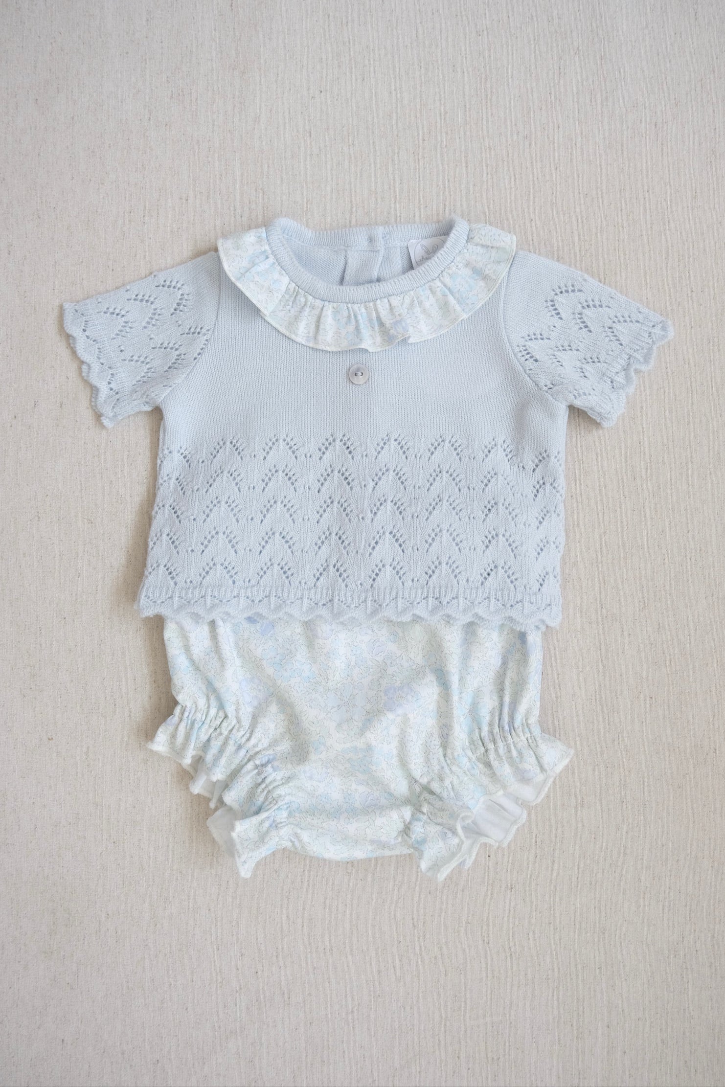 Conjunto Tejido Laurel Índigo