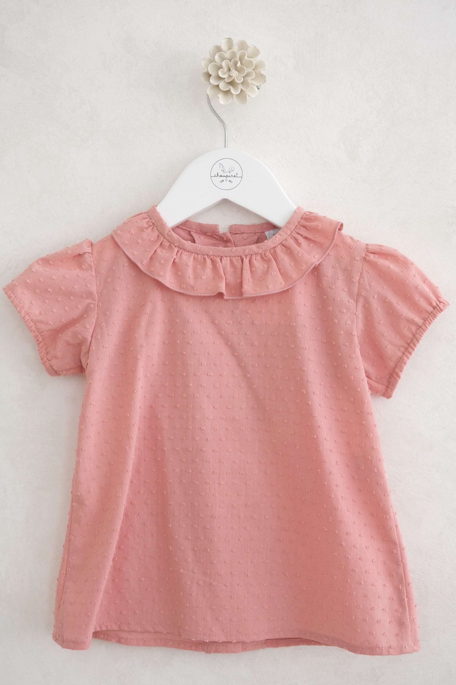 Camisa Plumeti Rosa