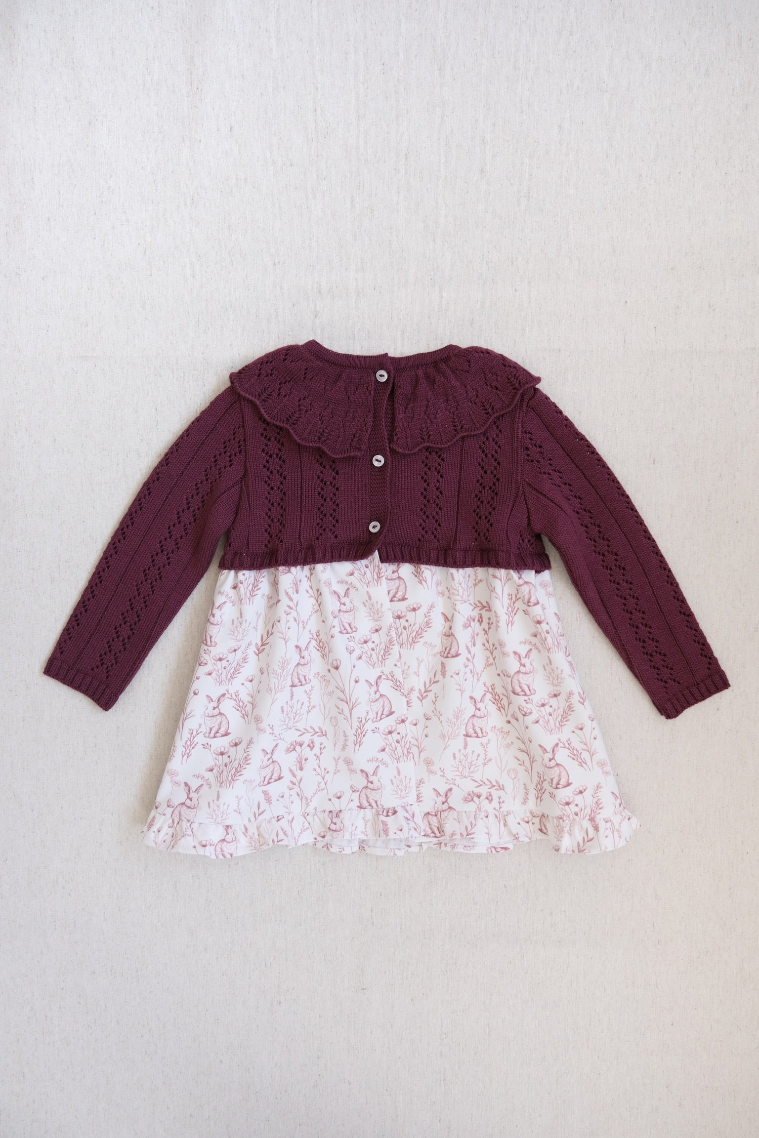 Vestido Tejido Mila Bunny Camote
