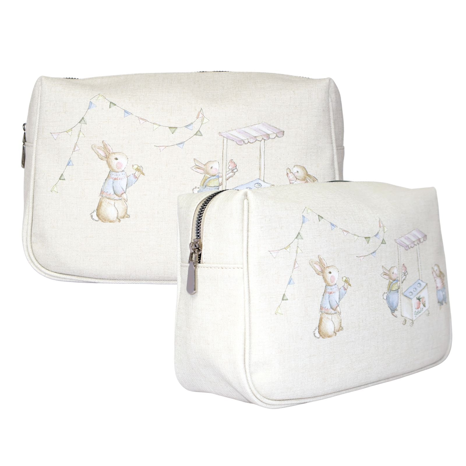 Neceser Grande Fiore Blanco Gelato