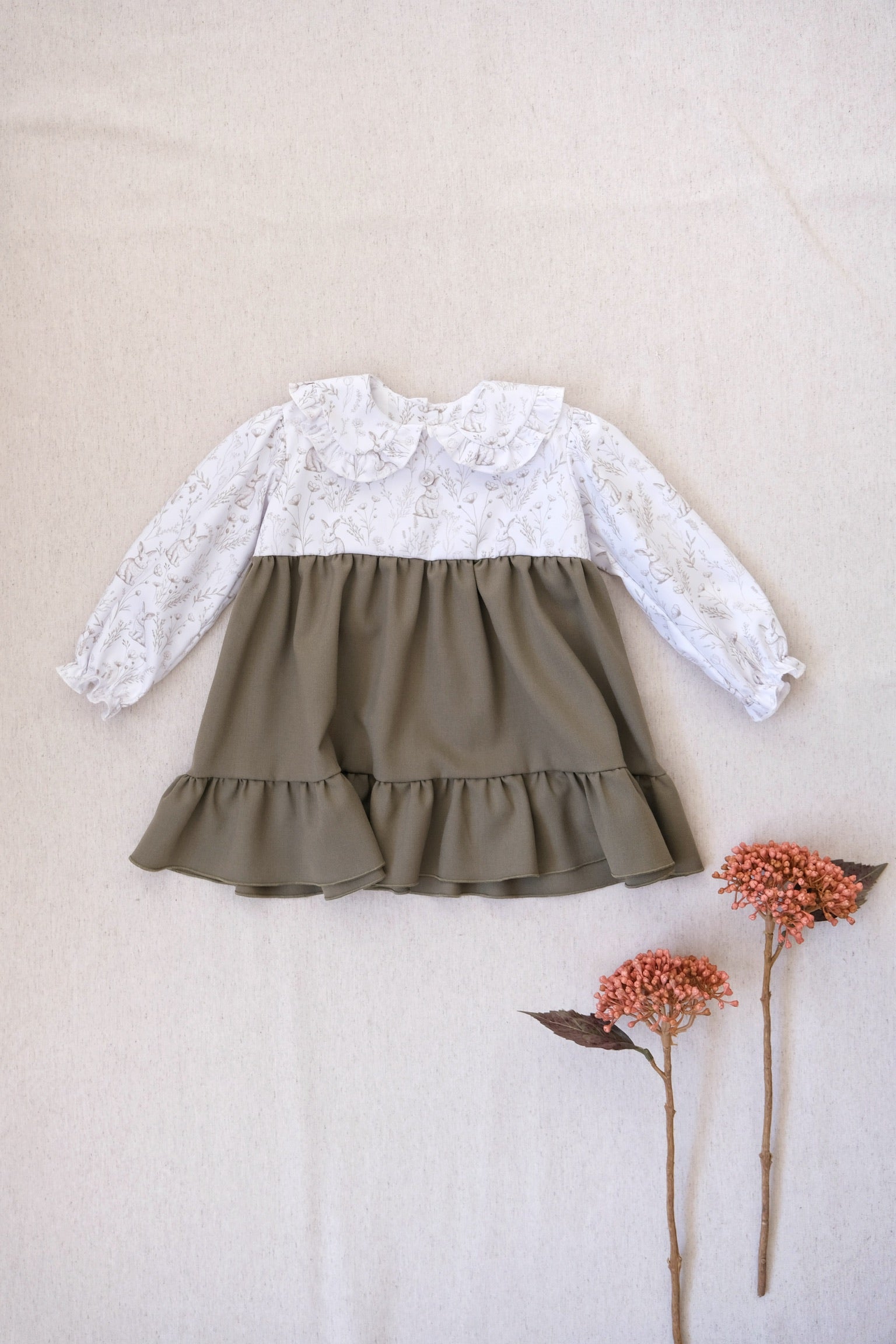Vestido Mila Bunny Verde