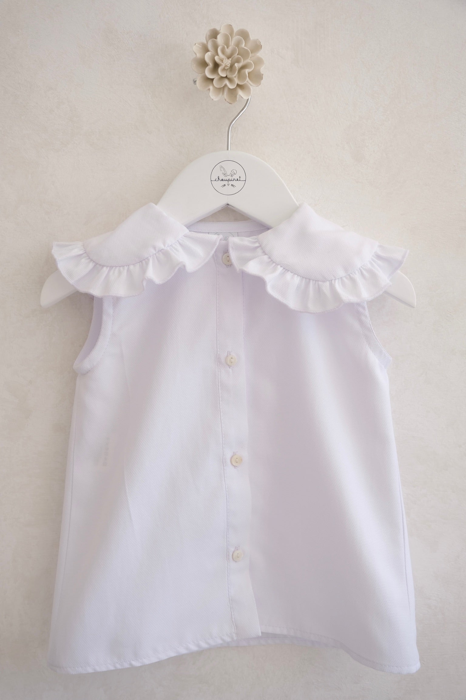 Camisa Lola Pique Sin Manga