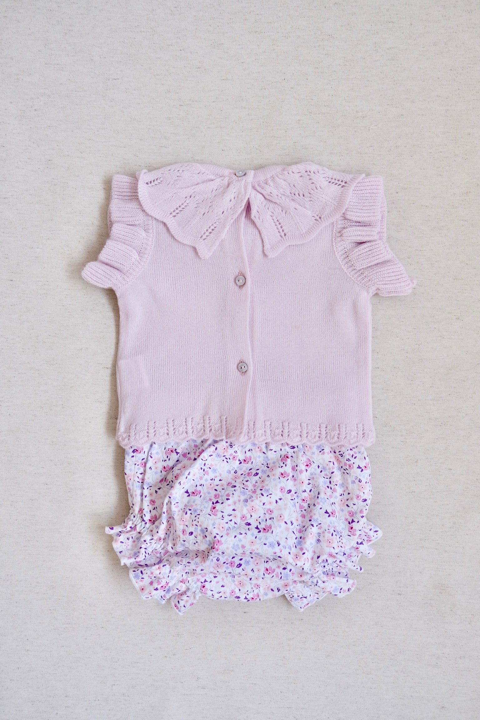 Conjunto Tejido Olan Bebé Caracola