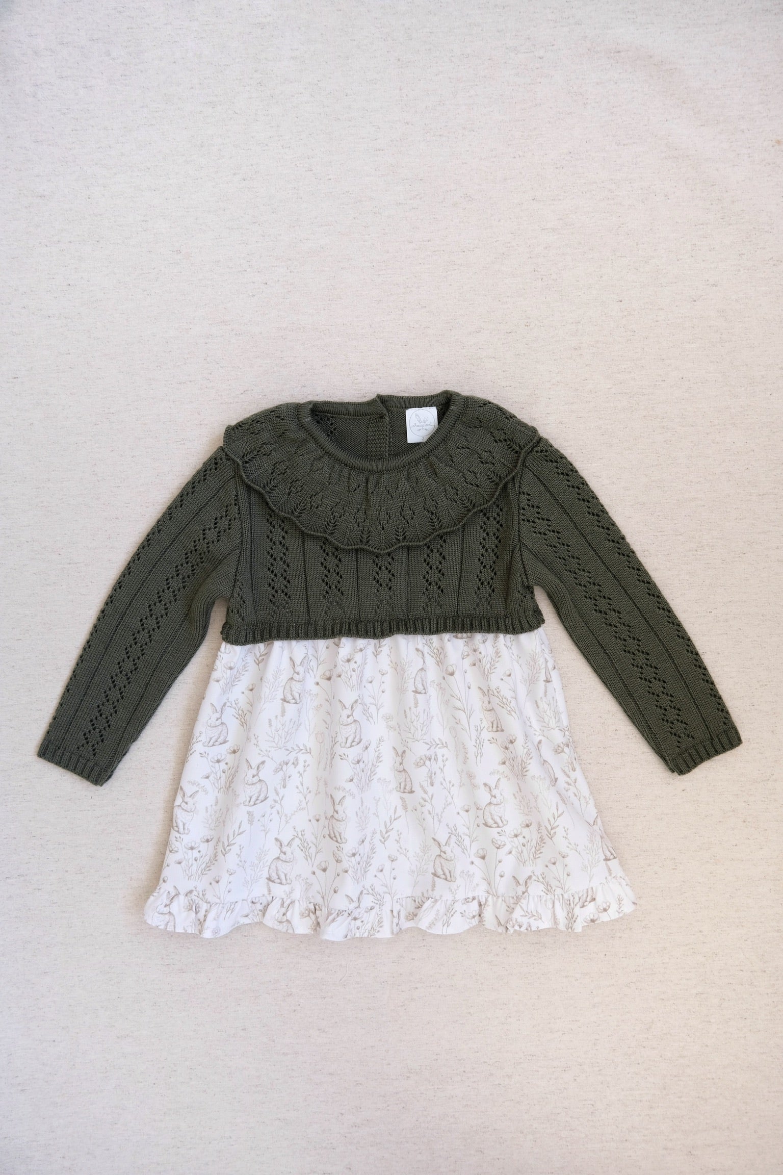 Vestido Tejido Mila Bunny Verde