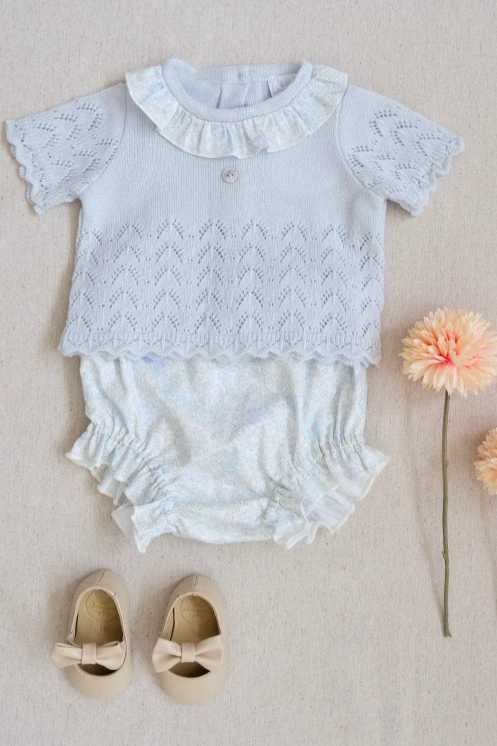 Conjunto Tejido Laurel Índigo