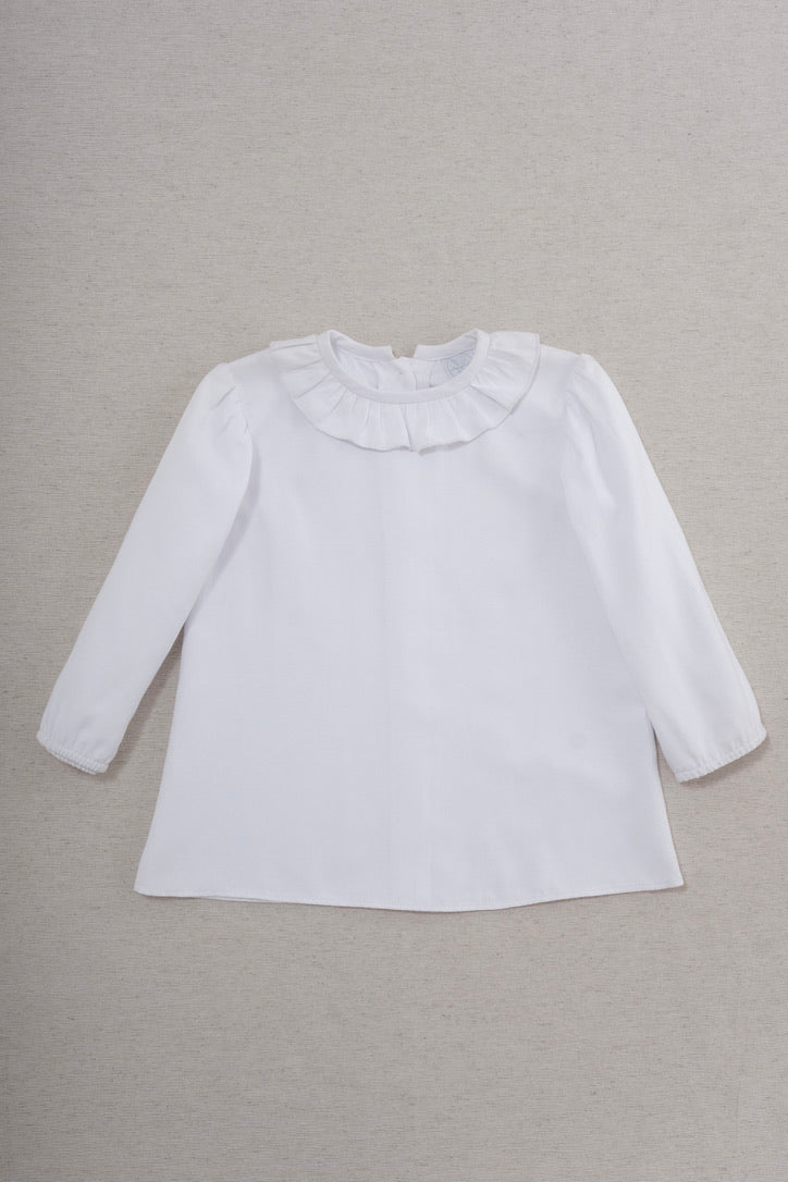 Camisa Pique Manga Larga Niña