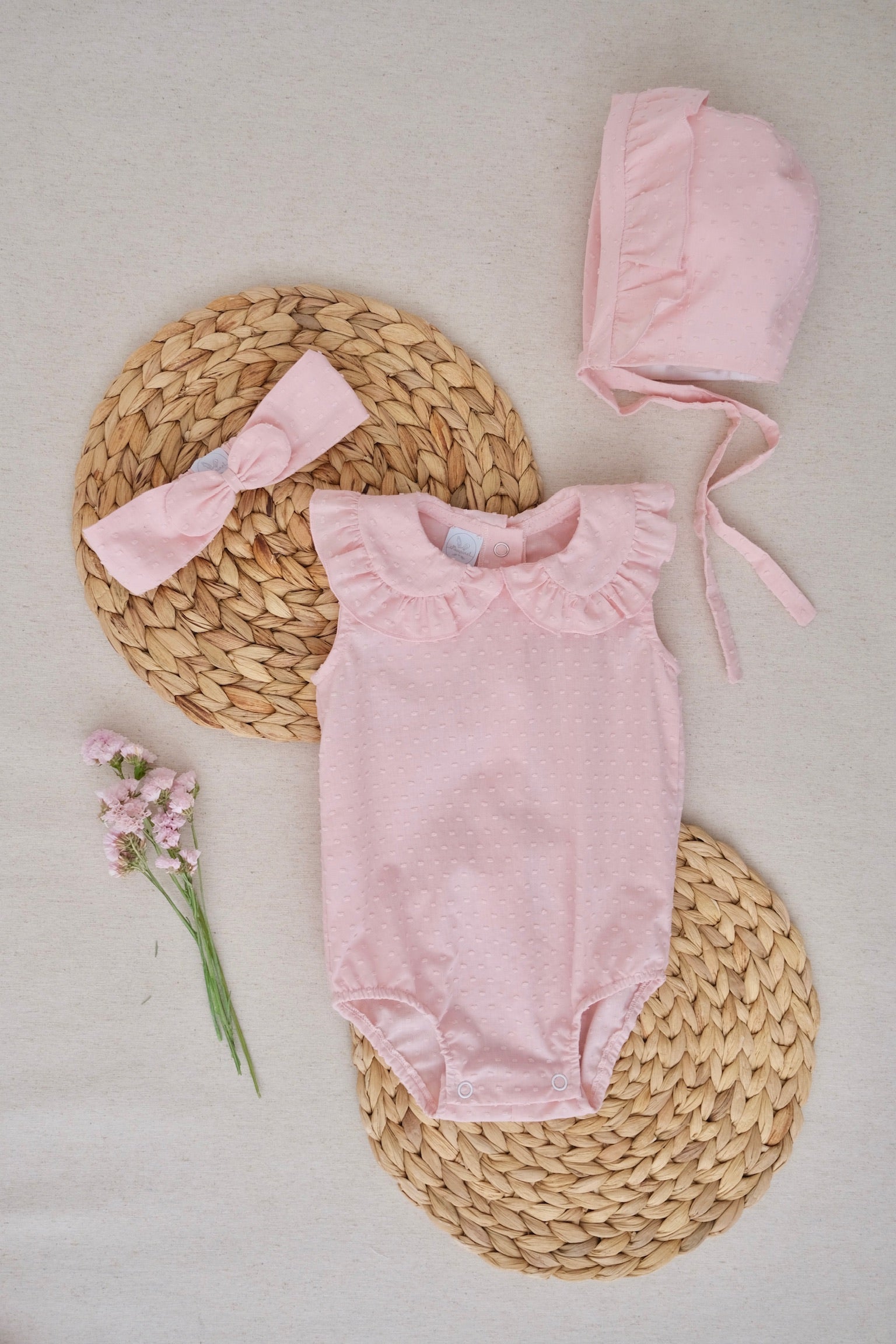 Pañalero Lola Plumeti Rosa Claro Sin Manga