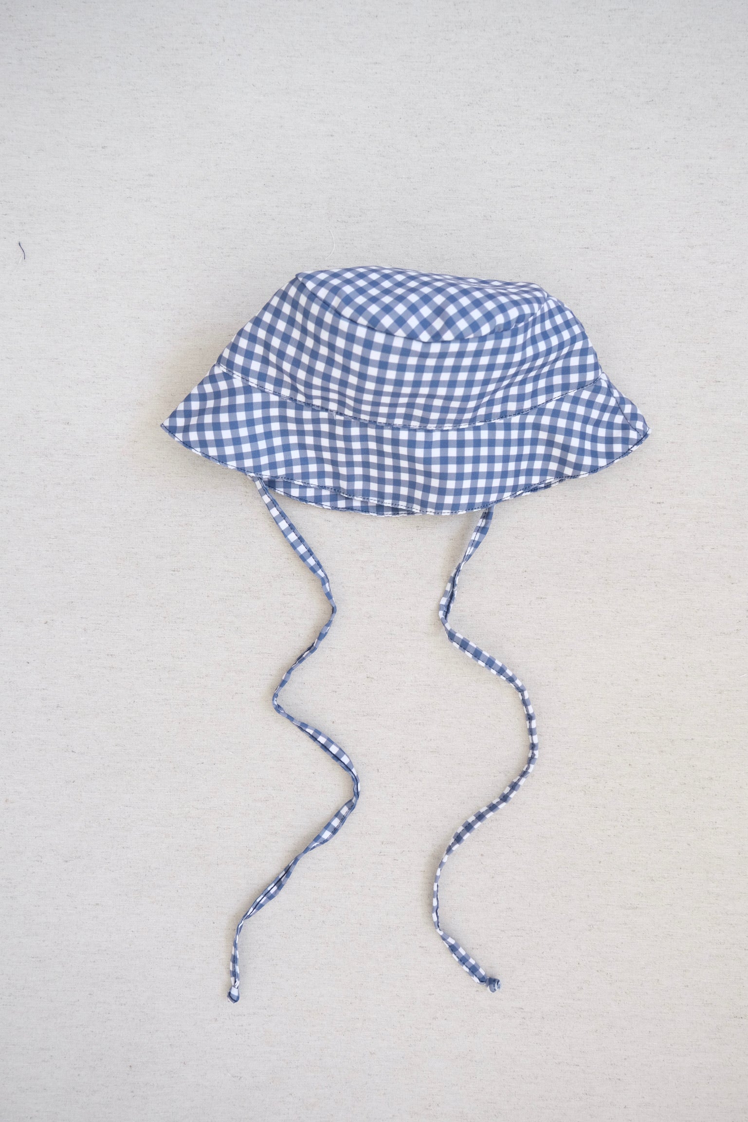 Gorro Traje Niño Ginham Azul