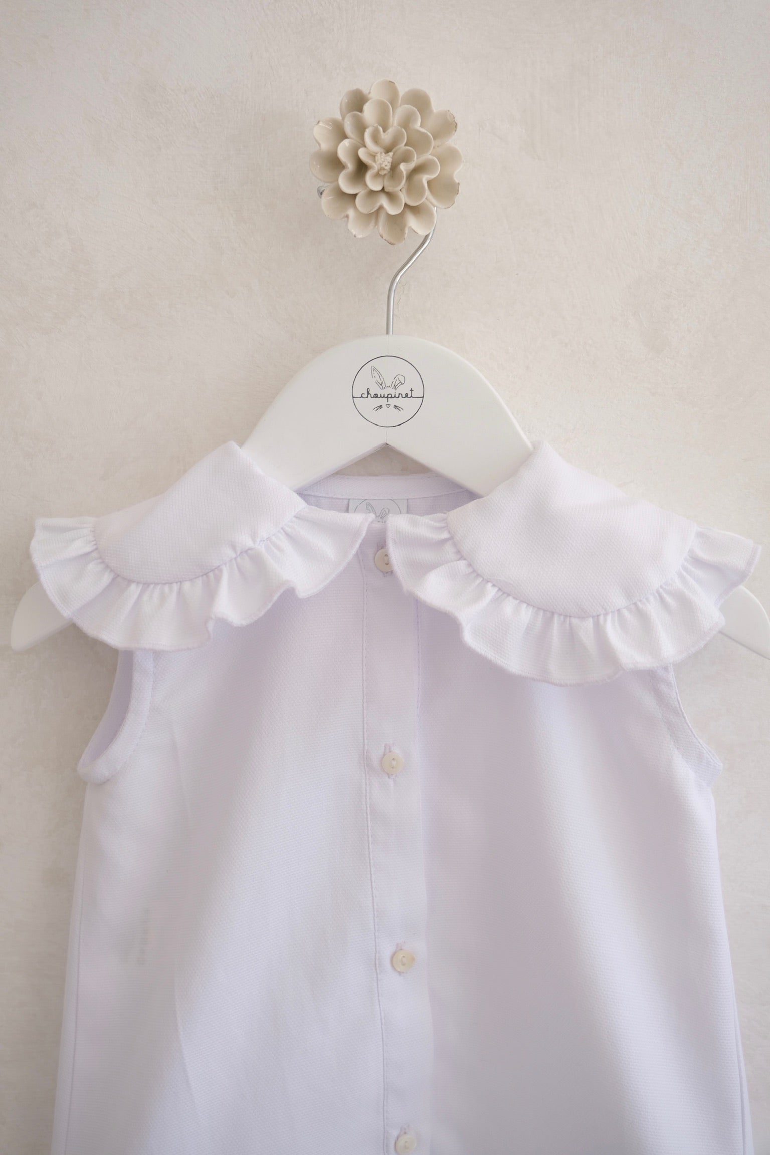 Camisa Lola Pique Sin Manga