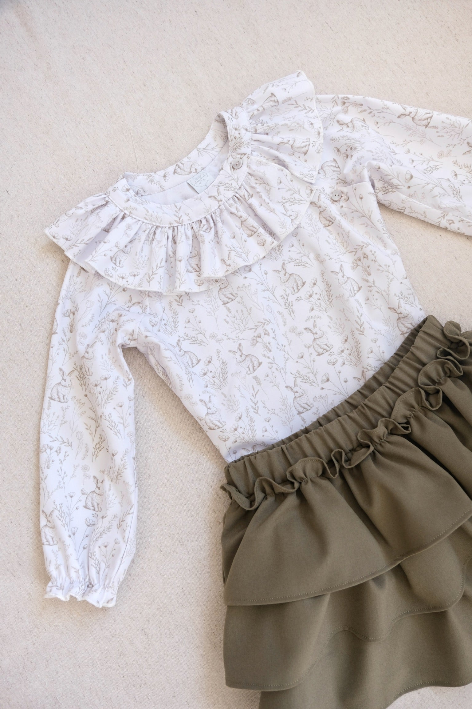 Conjunto Cleo Niña Bunny Verde