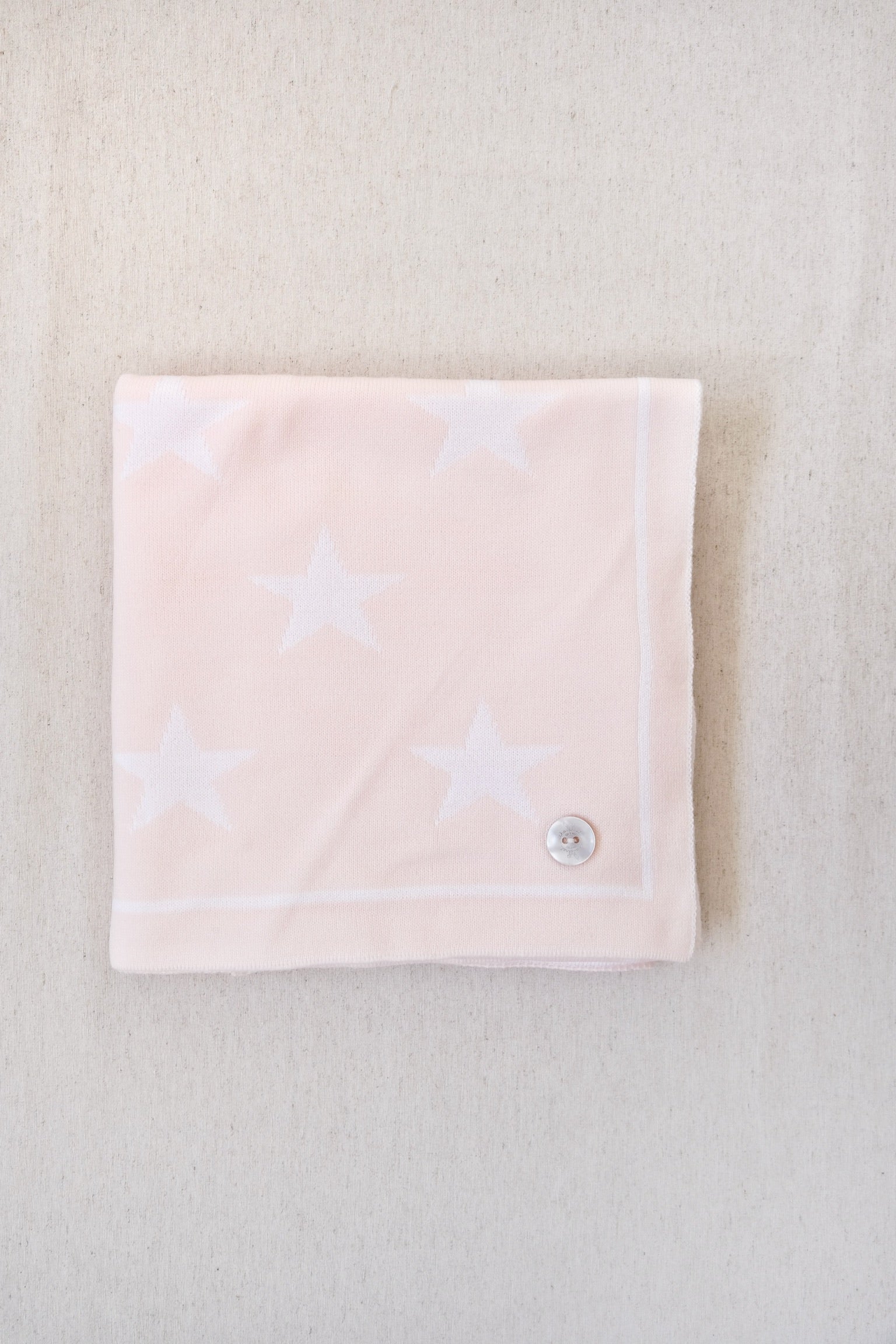 Cobija con Estrellas Rosa Bebé