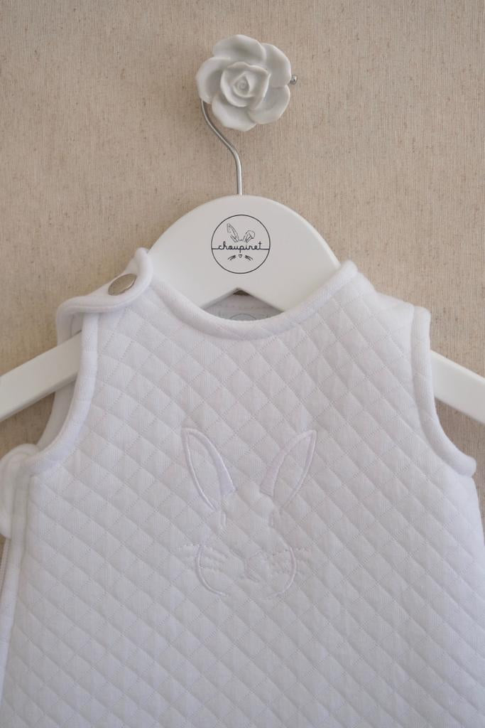 Saquito Newborn XS Rombos Blanco