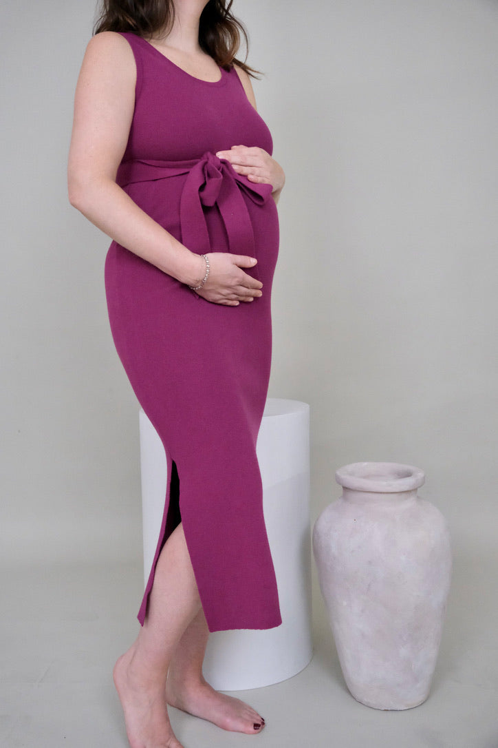 Vestido Mom Emma Plum