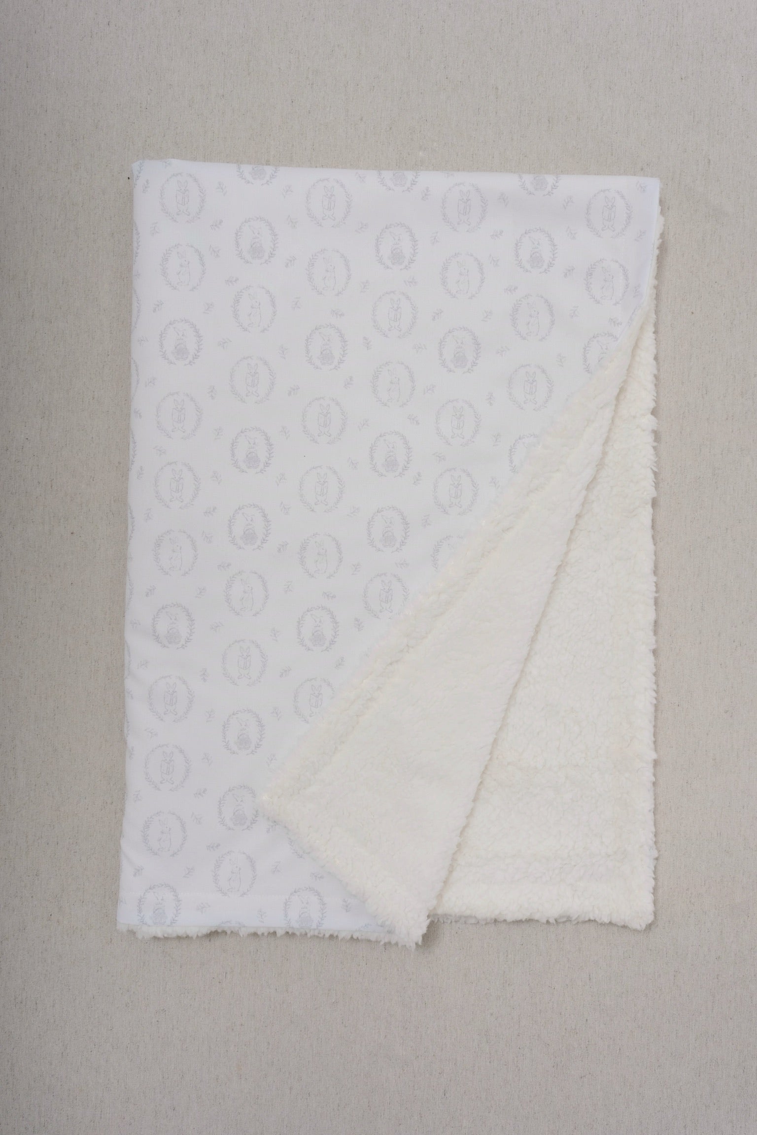 Cobija Borrego Conejo Laurel Gris