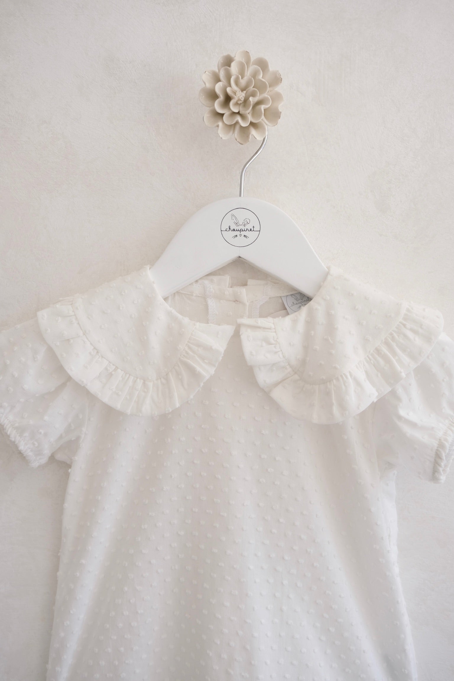 Camisa Olanes Plumeti Blanco
