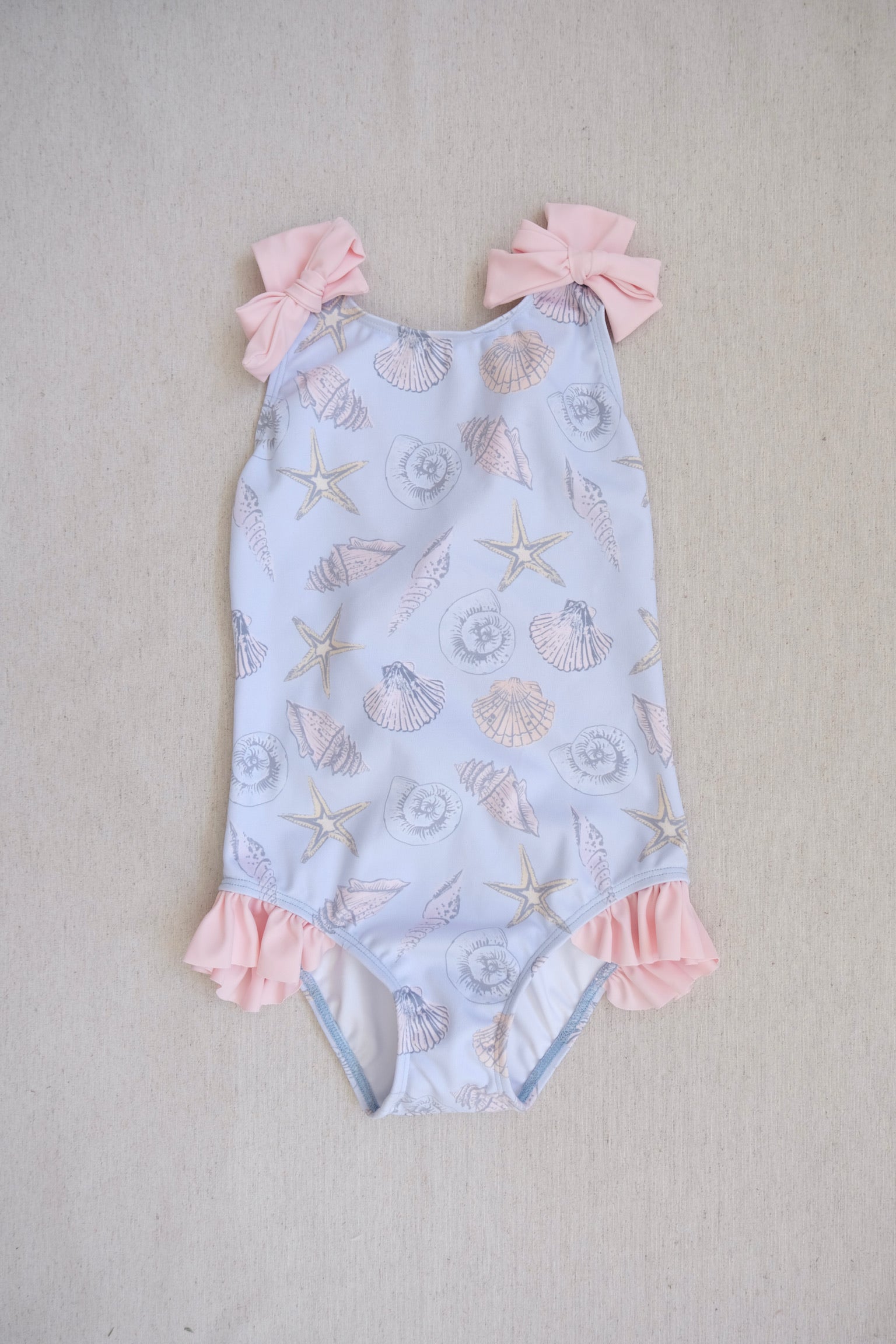 Traje de Baño Niña Conchas