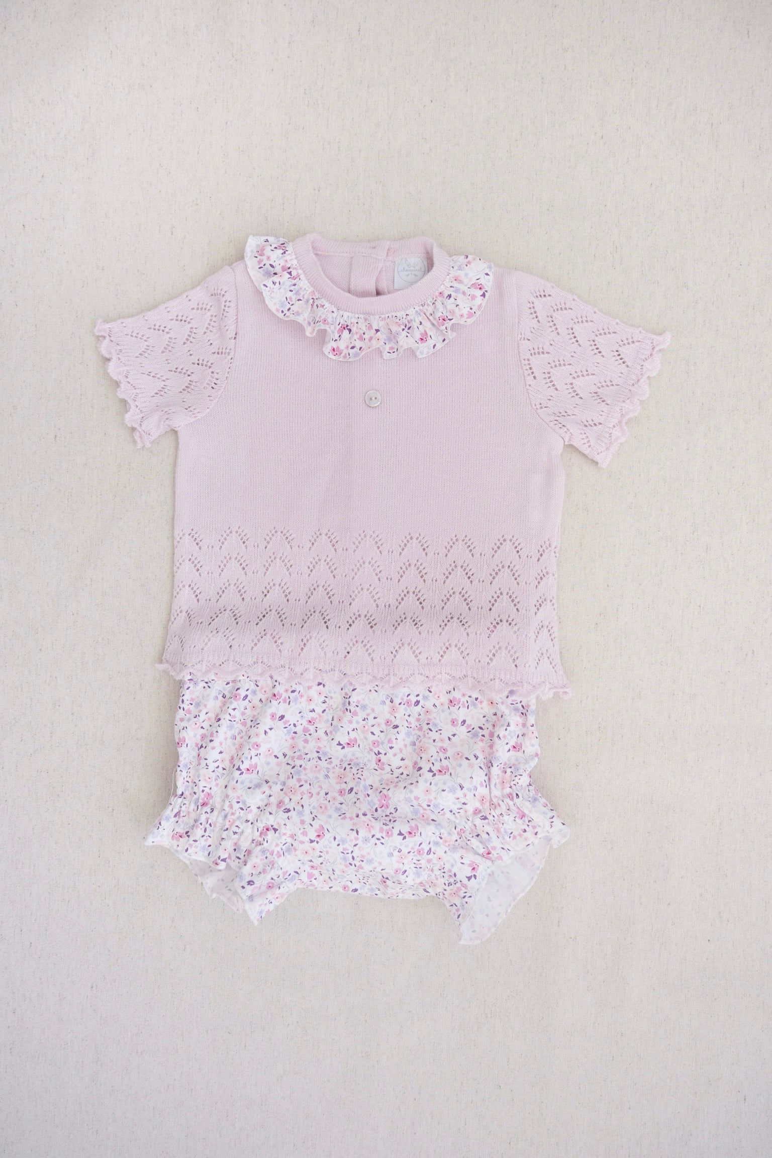 Conjunto Tejido Bebé Caracola