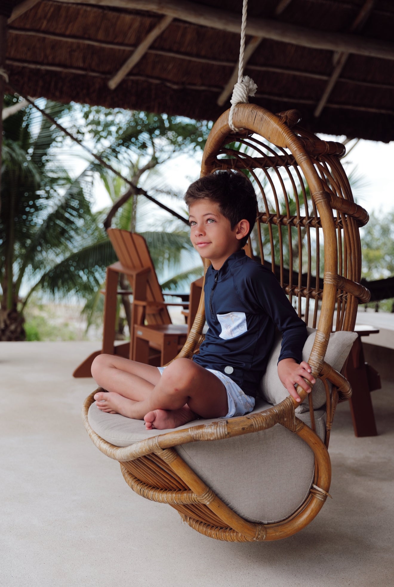 Camisa Surf Niño Conchas