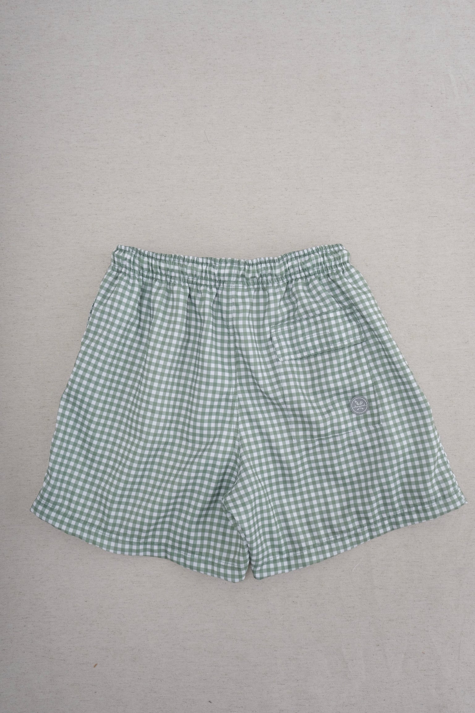 Traje de Baño Papá Ginham Verde