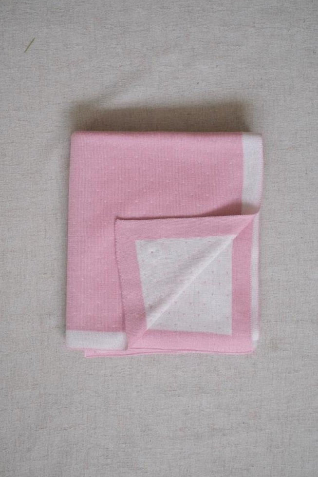 Cobija con Puntos Rosa