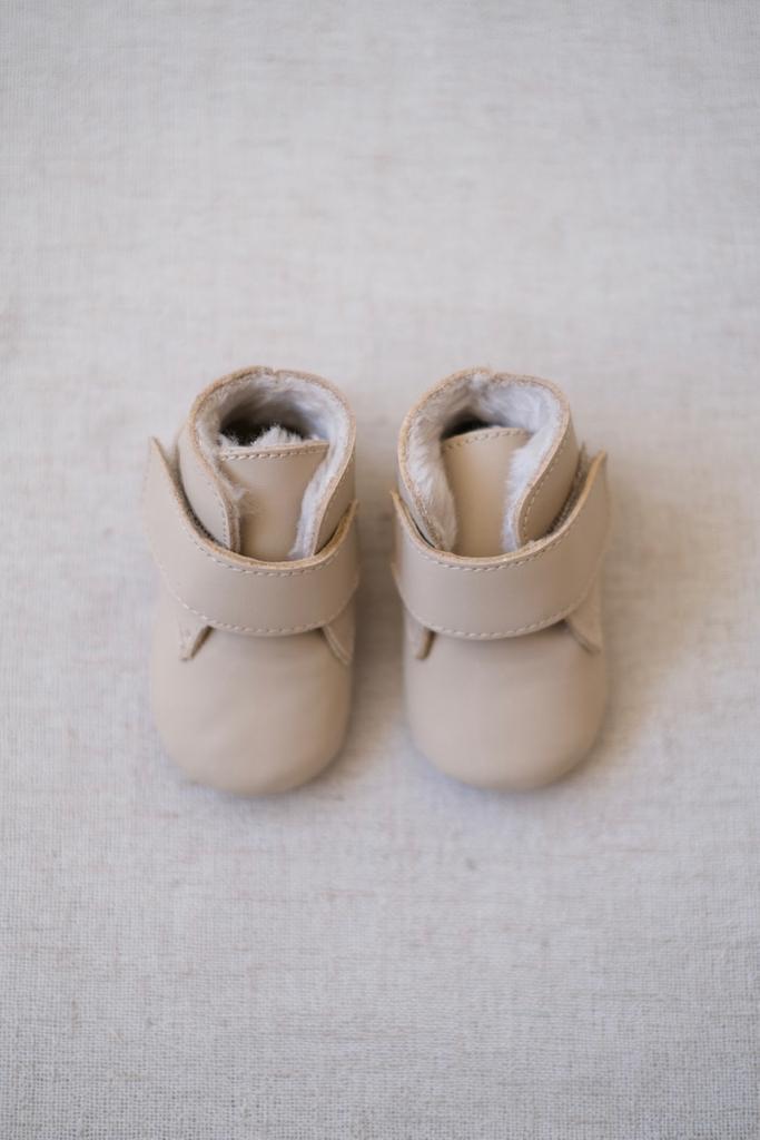 Bota Piel Beige