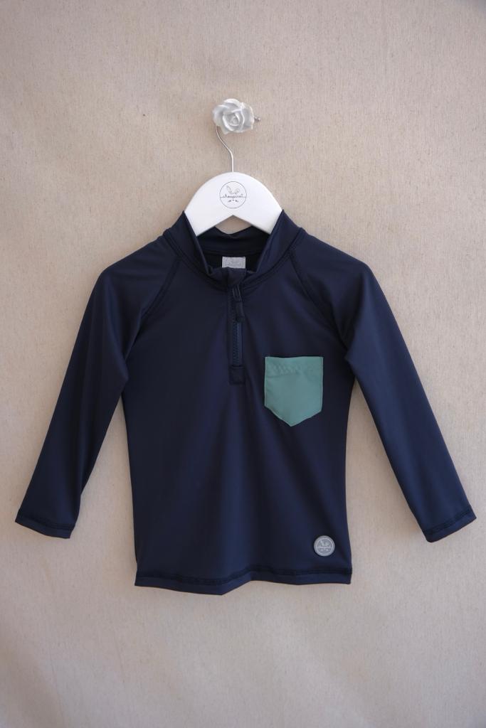 Camisa Surf Niño Verde