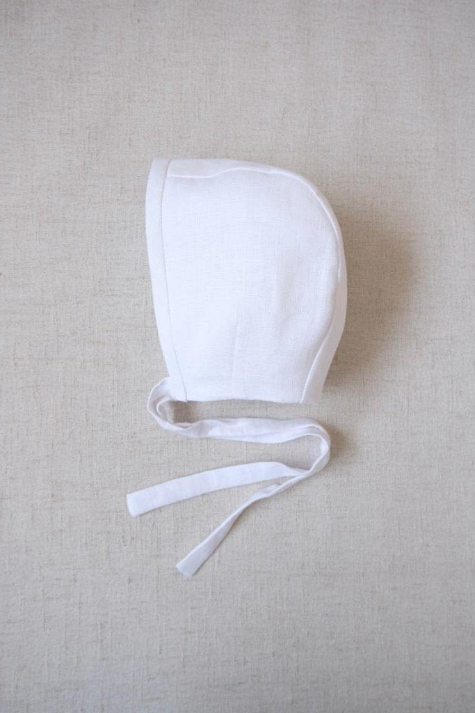 Gorro Lino Blanco Bautizo