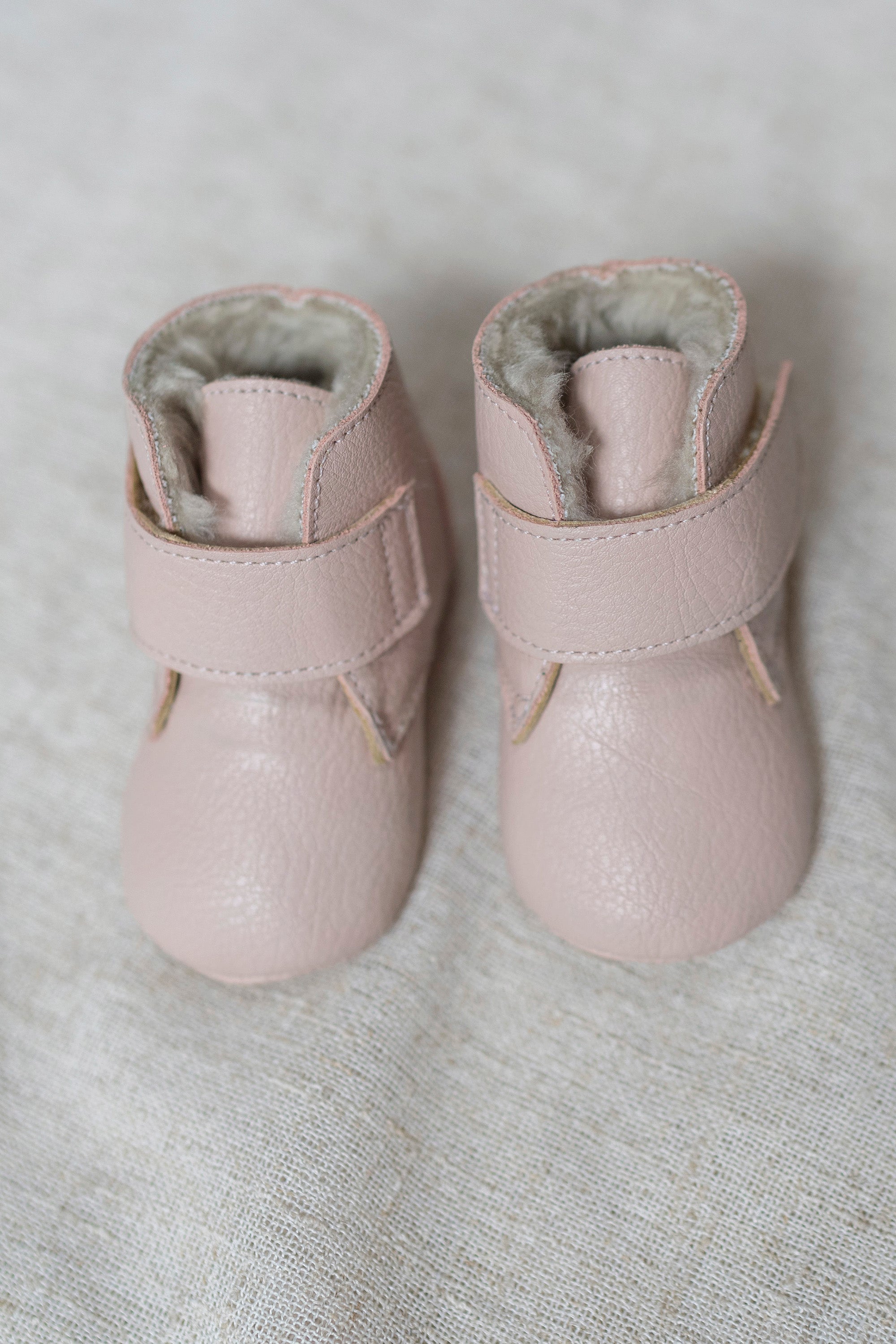 Bota Piel Rosa