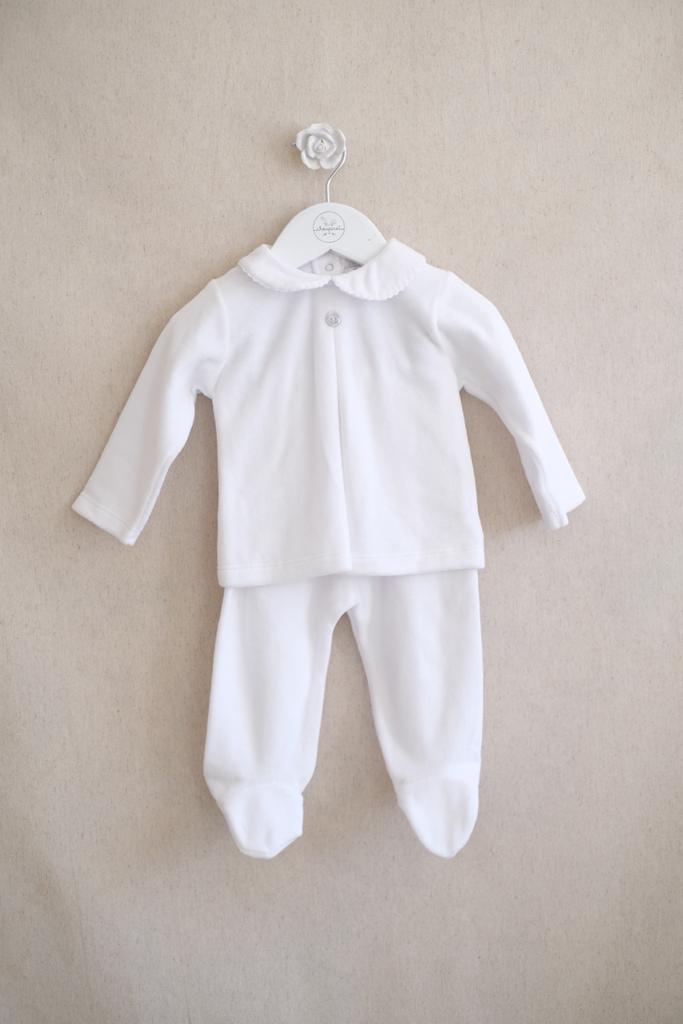 Conjunto Velour Blanco