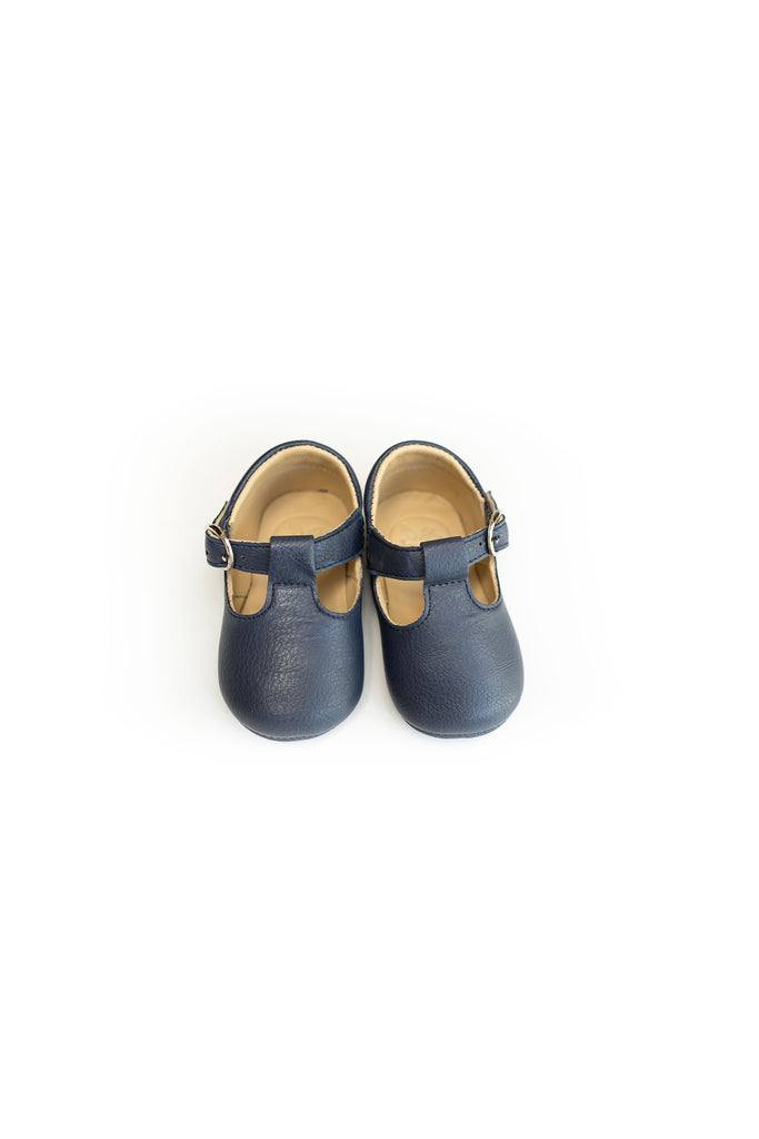 Zapatos Hebilla Azul Marino