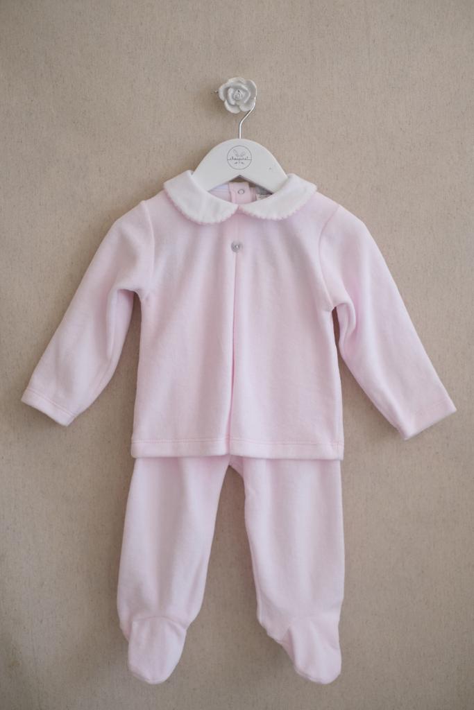 Conjunto Velour Rosa
