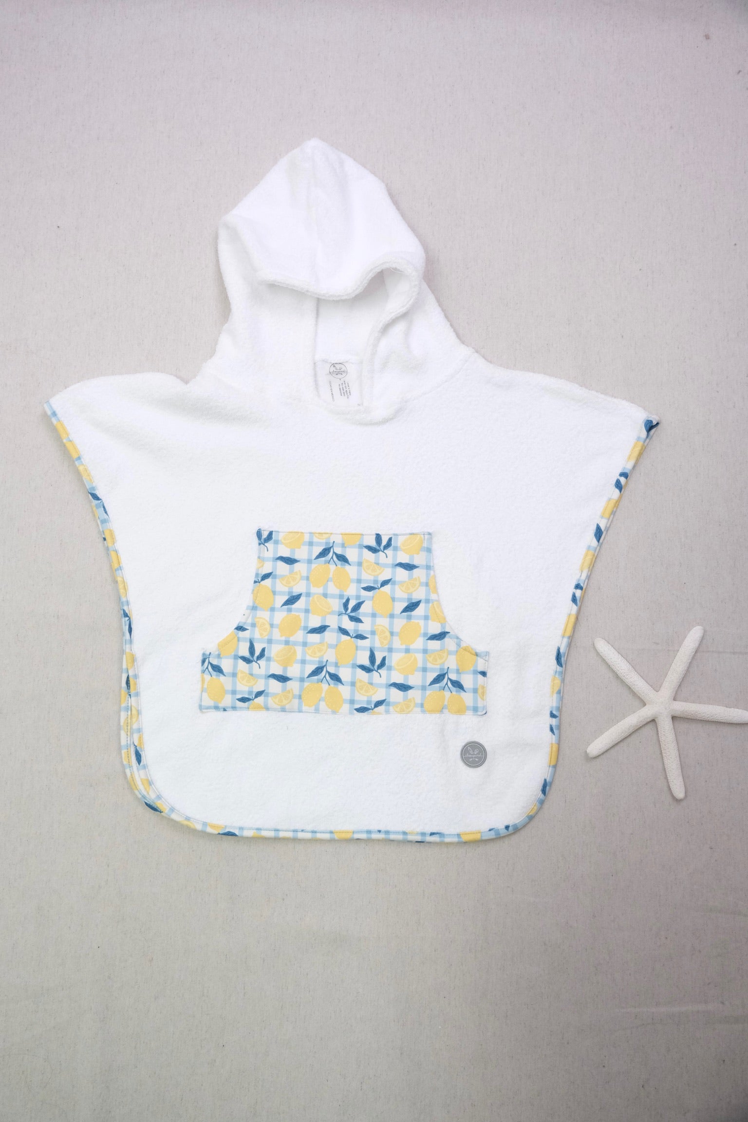 Poncho de Toalla Niño Limones