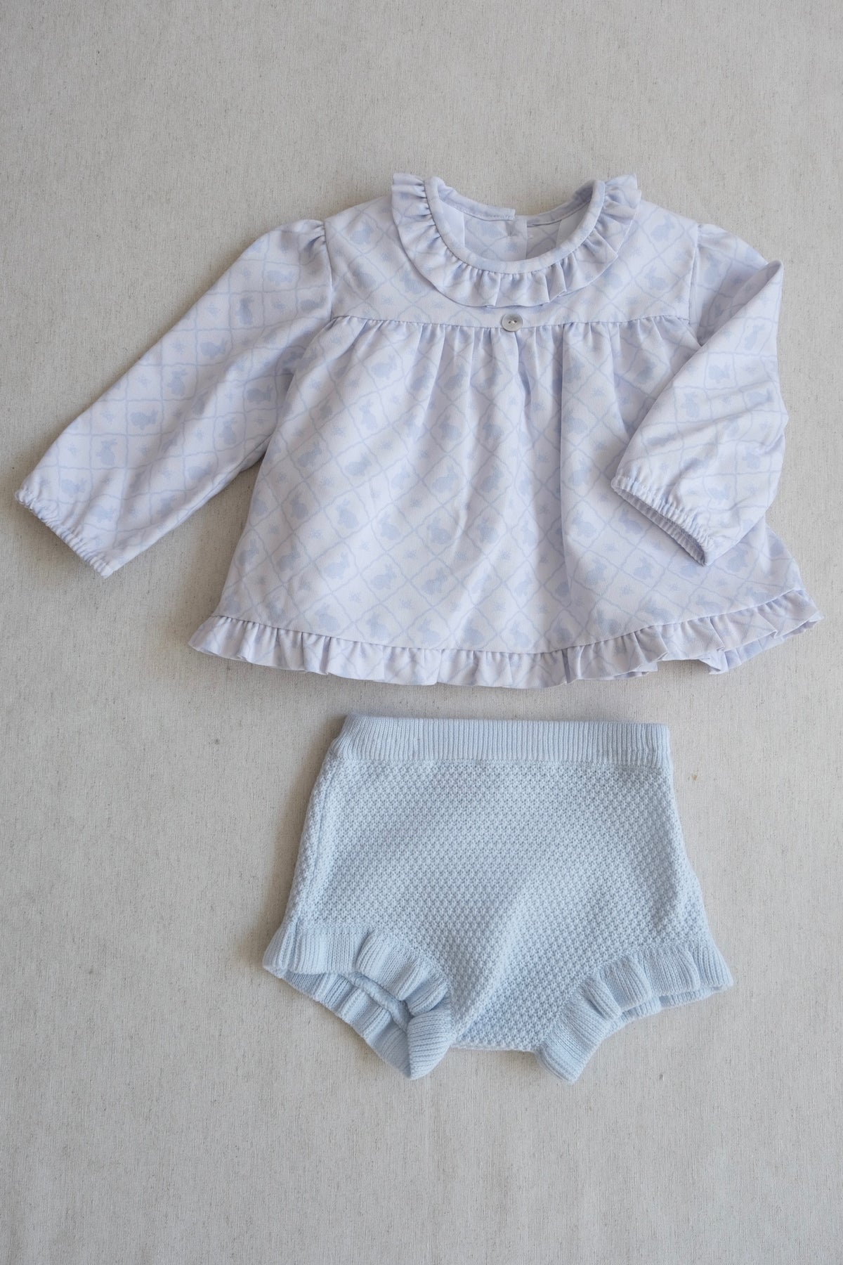 Conjunto Tejido Alma Hop Azul