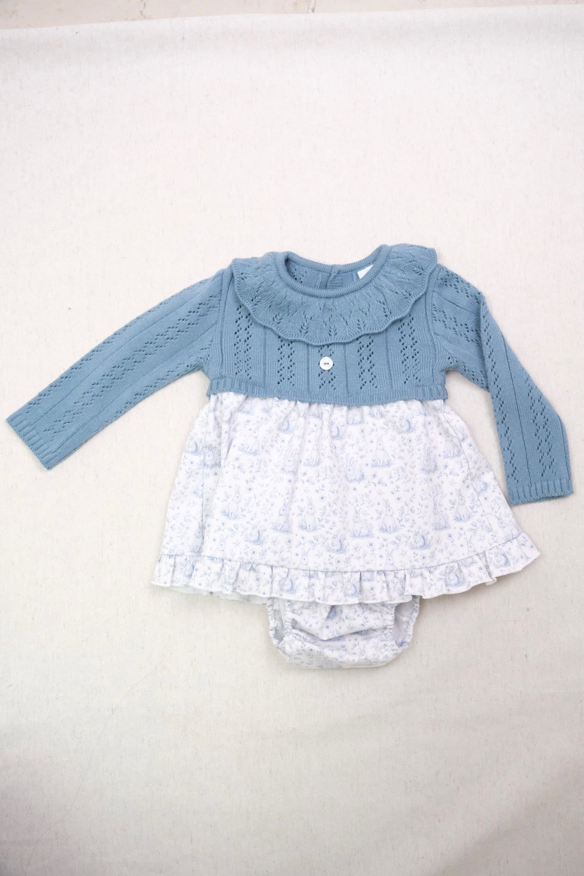 Vestido Tejido Mila Bloom Azul