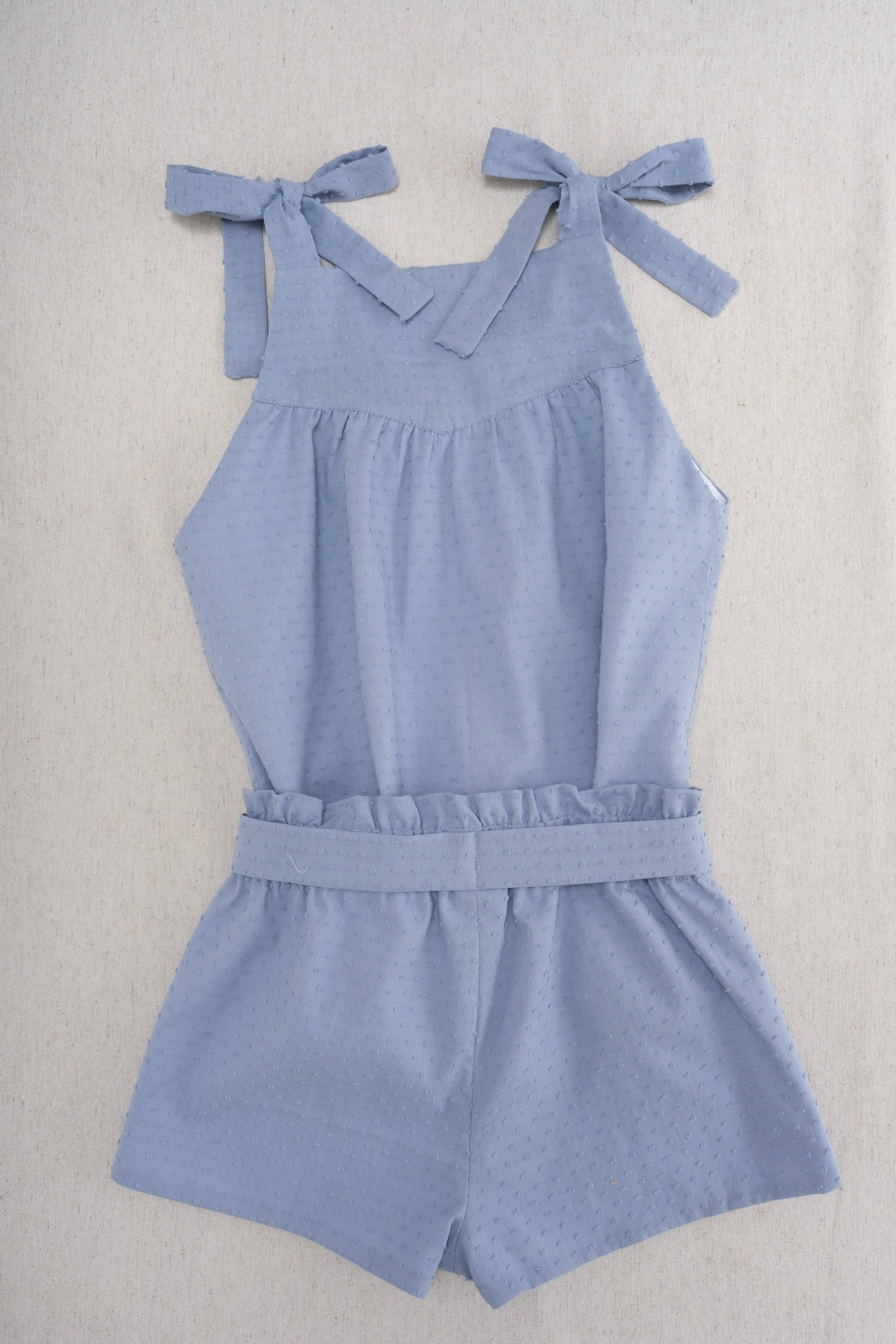 Conjunto Tirantes Plumeti Azul