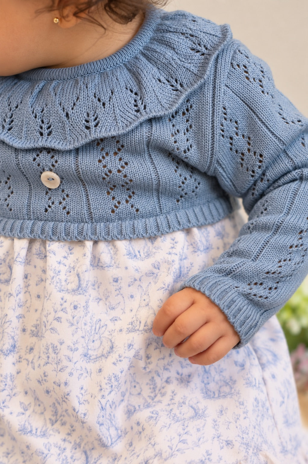 Vestido Tejido Mila Bloom Azul