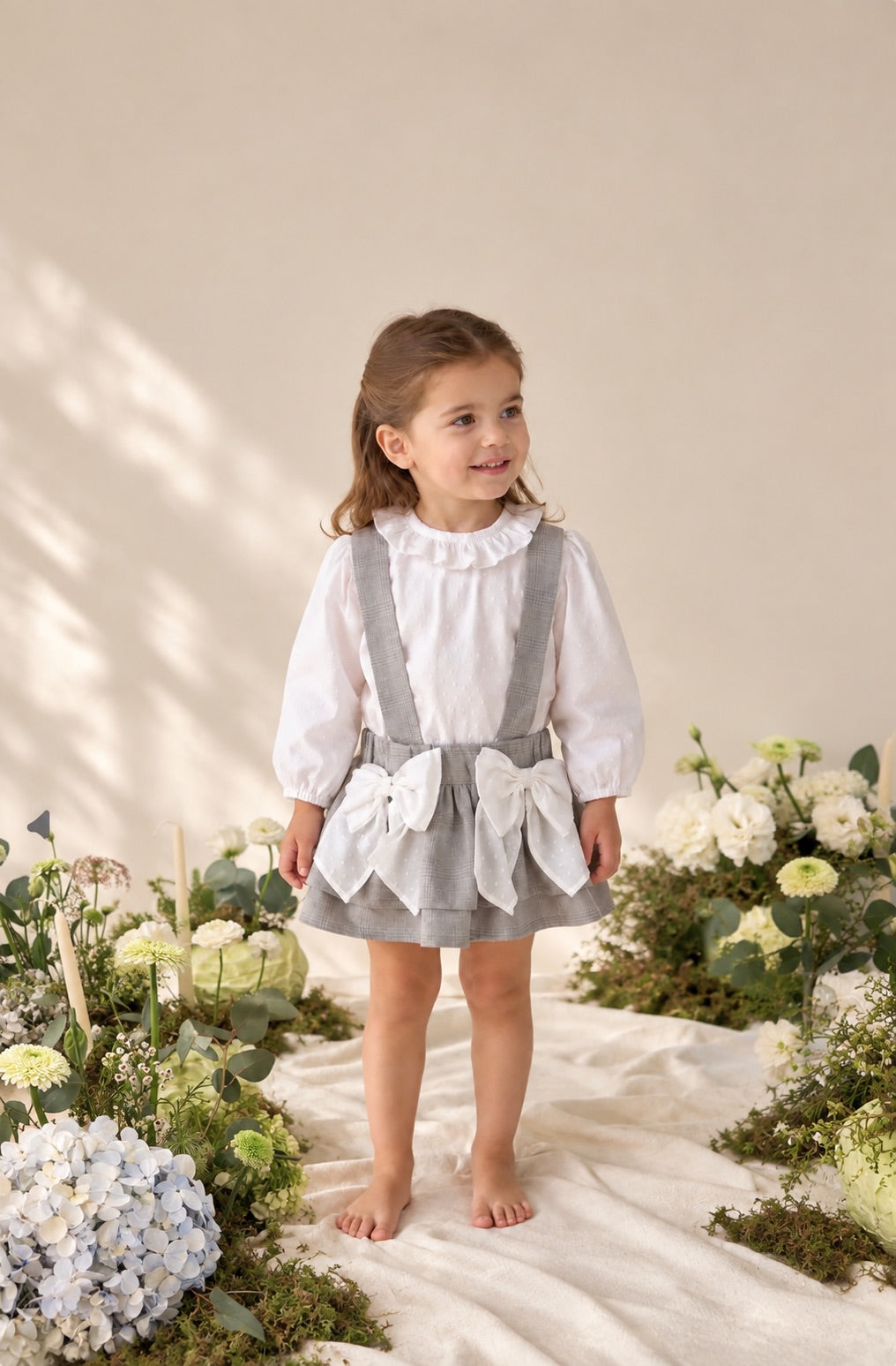 Falda Tirantes Moños Ash