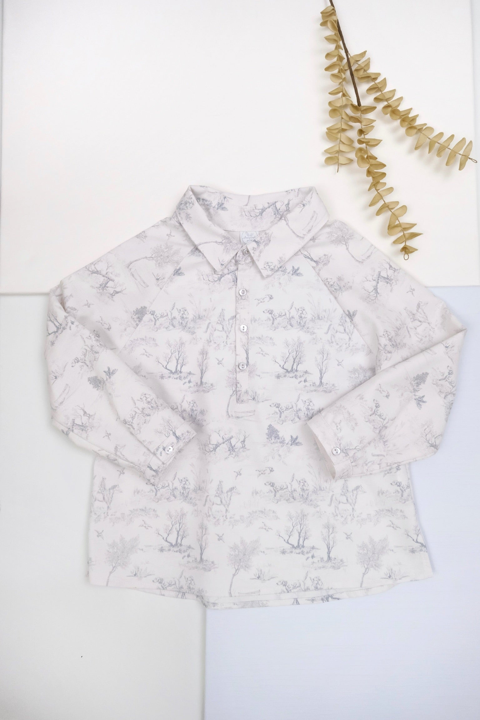 Camisa Aletilla Hunt Azul