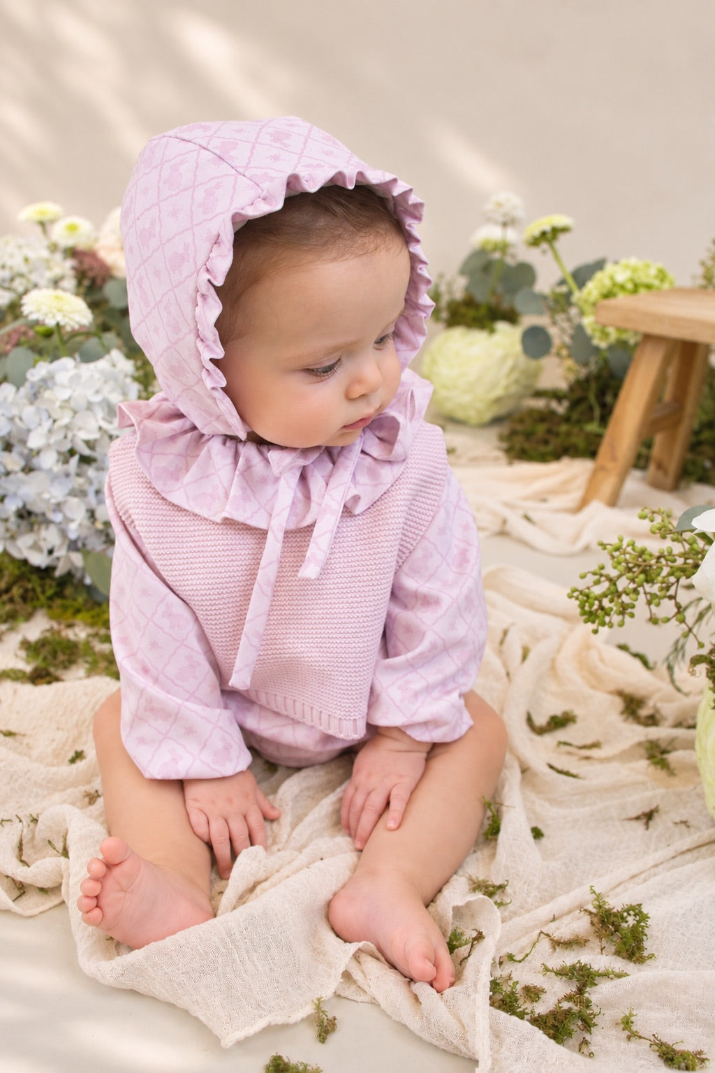 Peto Tejido Clover Hop Lila